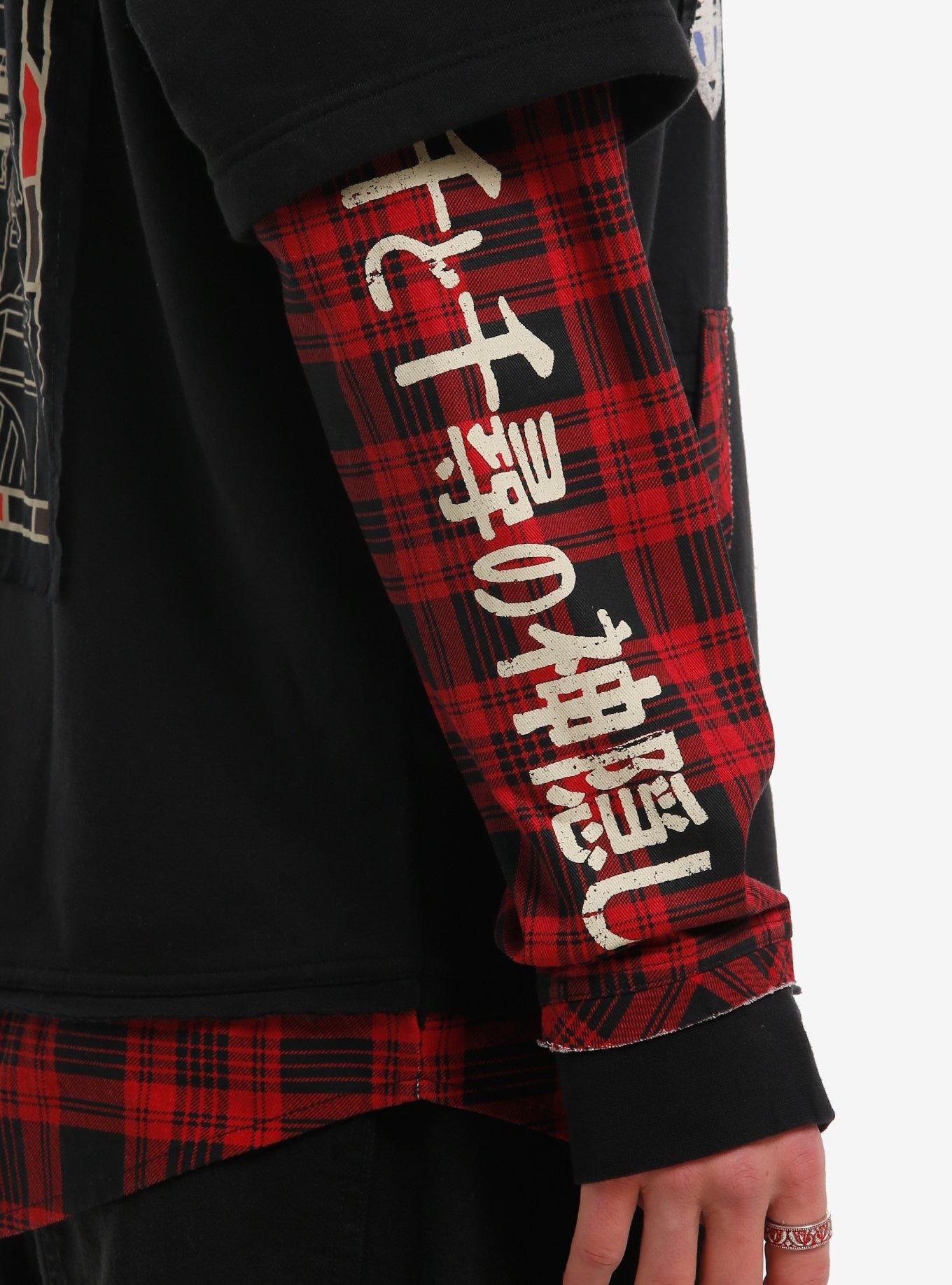 Our Universe Studio Ghibli&reg; Spirited Away Flannel Twofer Hoodie, MULTI, alternate