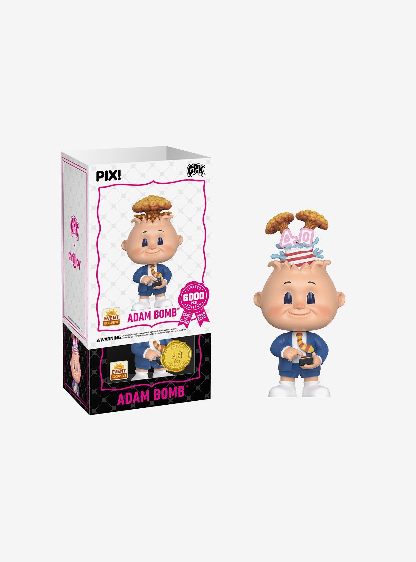 Thrilljoy Garbage Pail Kids Pix! Adam Bomb Collectible Figure, , alternate