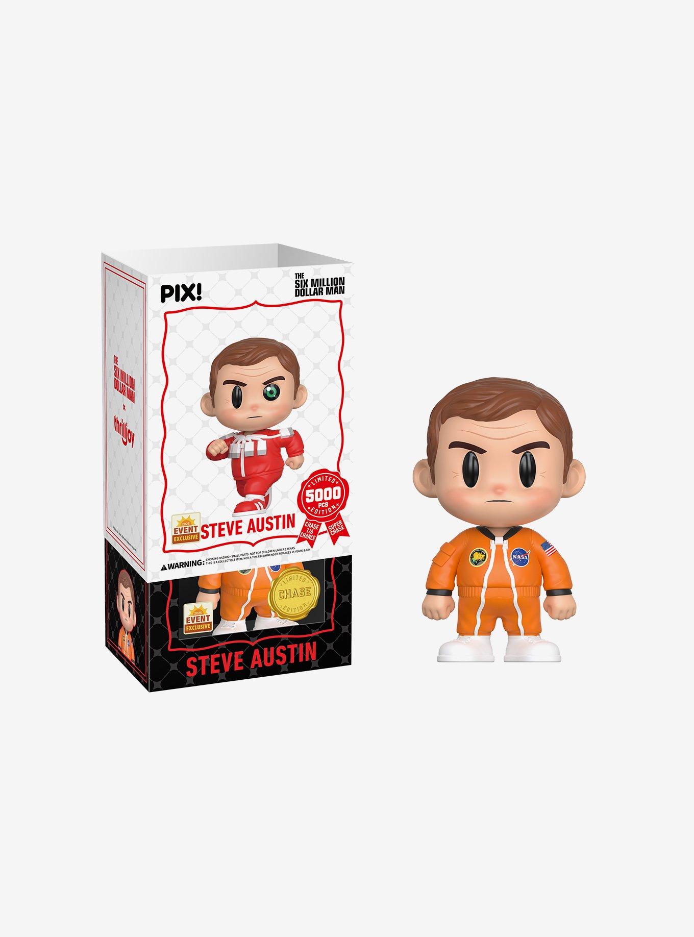 Thrilljoy The Six Million Dollar Man Pix! Steve Austin Collectible Figure, , hi-res
