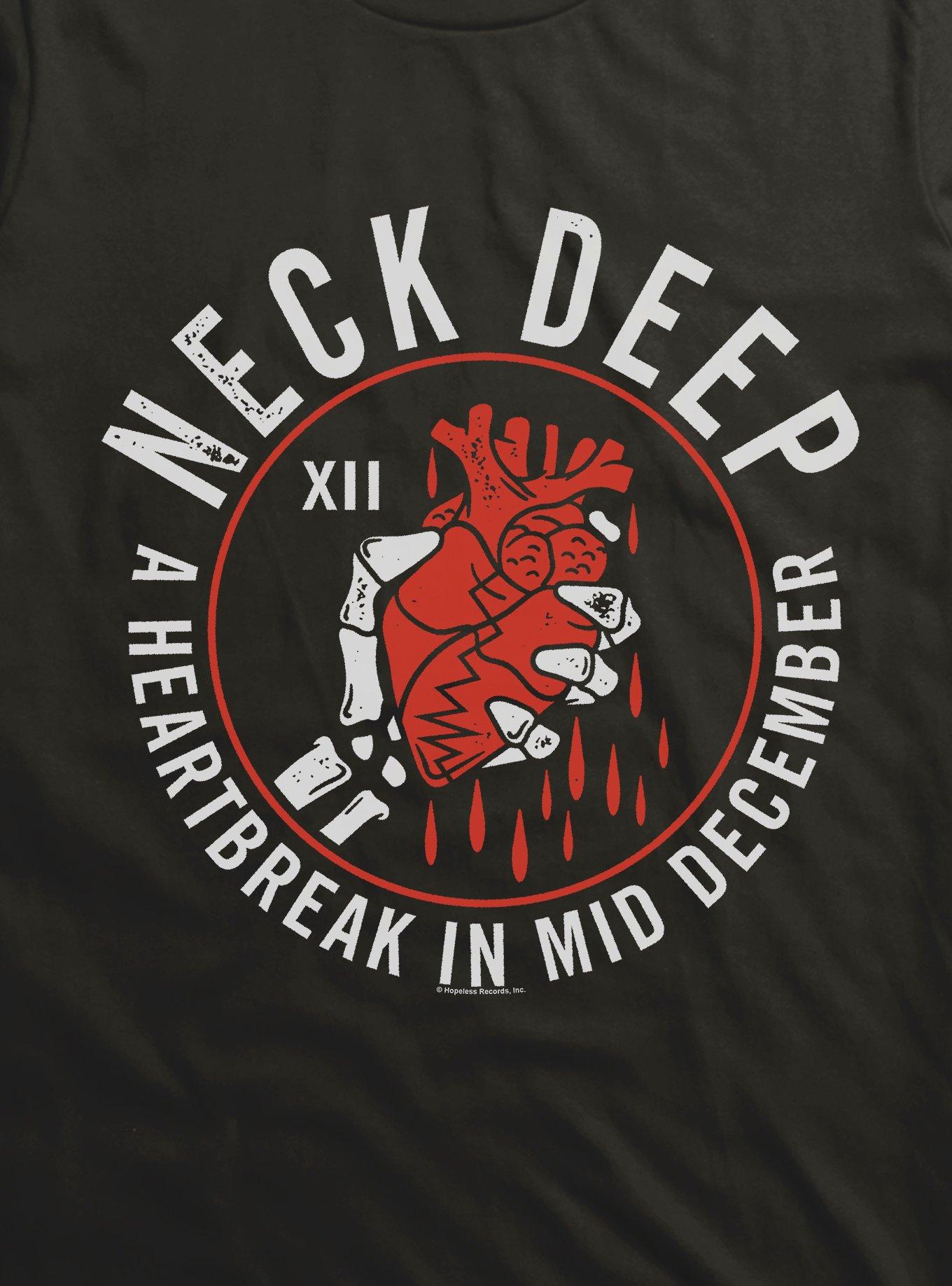 Neck Deep Heartbreak In Mid December T-Shirt, , hi-res