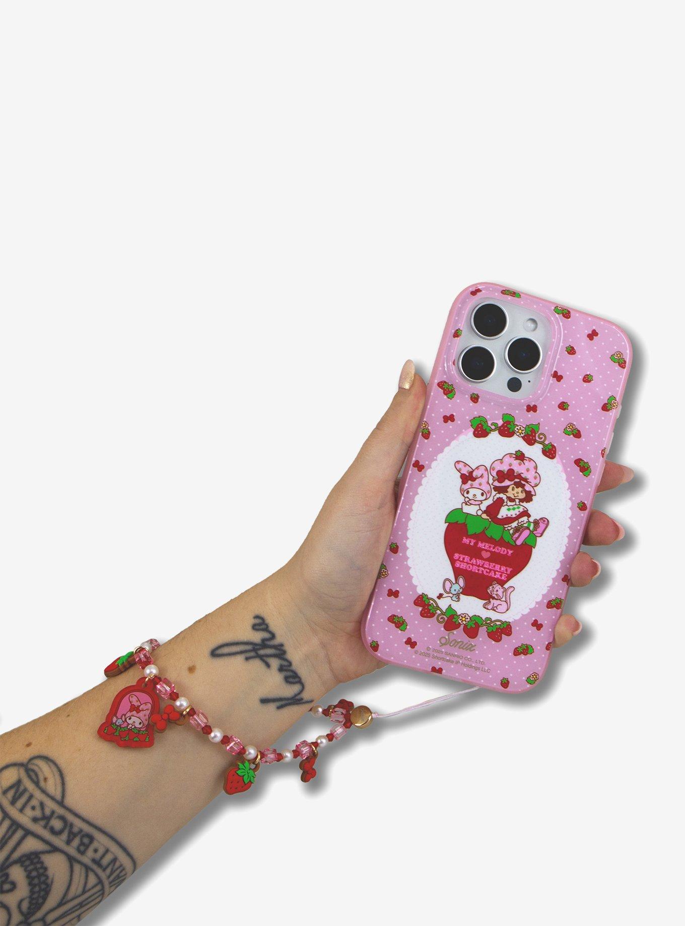 Sonix My Melody x Strawberry Shortcake Beaded Phone Charm, , alternate