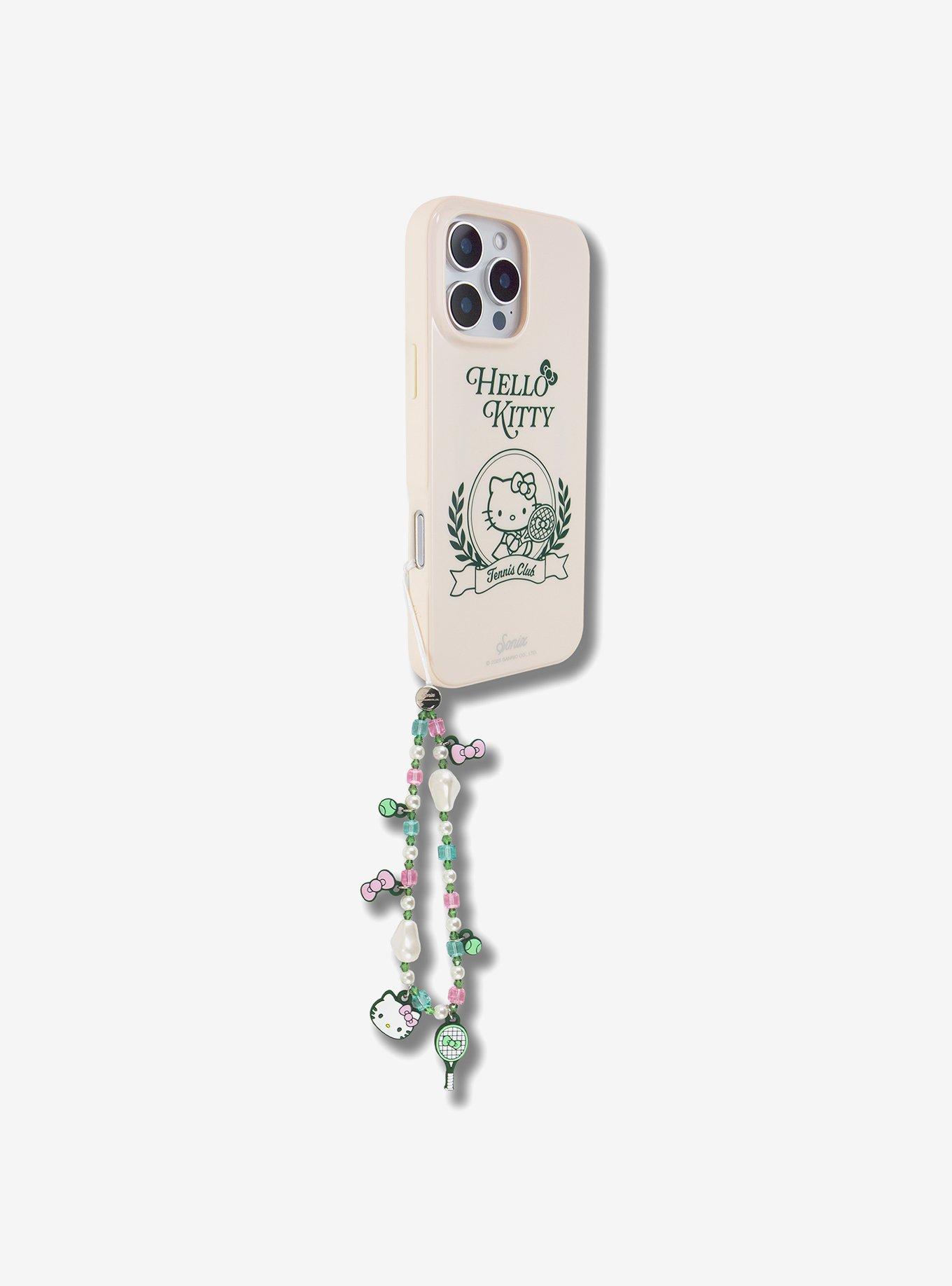 Hello Kitty Tennis x Sonix Beaded Wristlet Phone Charm, , alternate