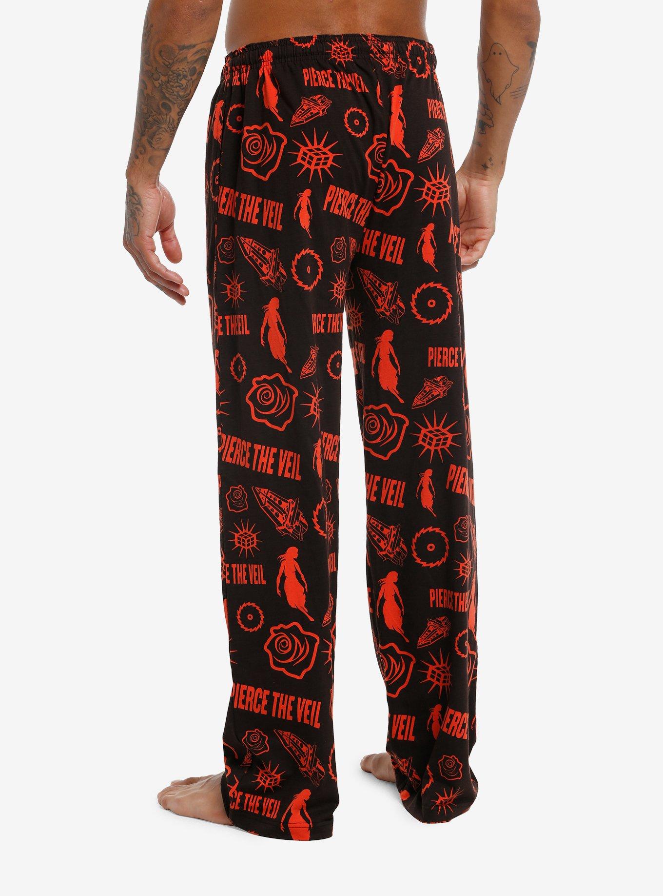 Pierce The Veil Allover Print Pajama Pants, , hi-res