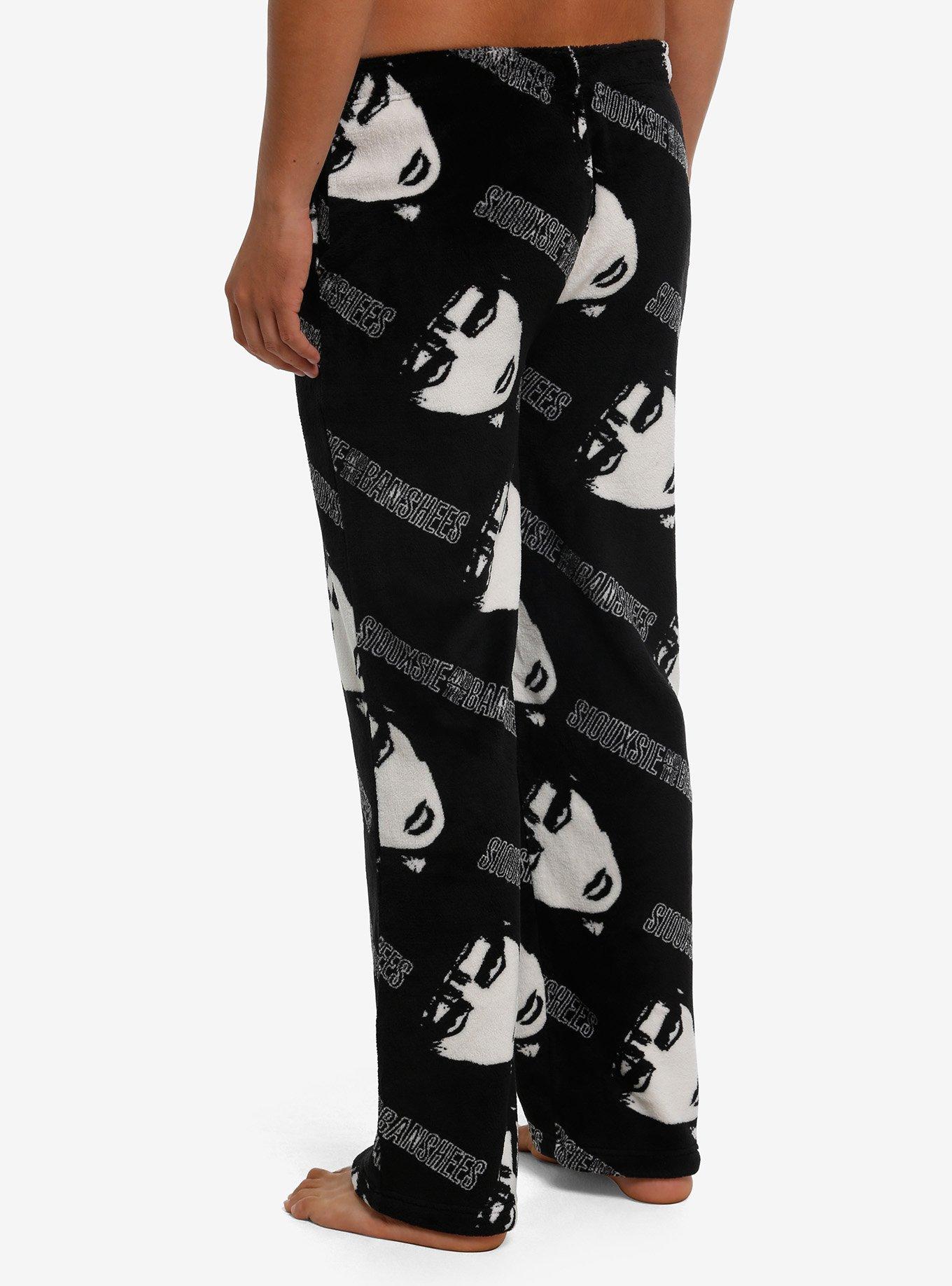 Siouxsie And The Banshees Allover Print Fuzzy Pajama Pants, , hi-res