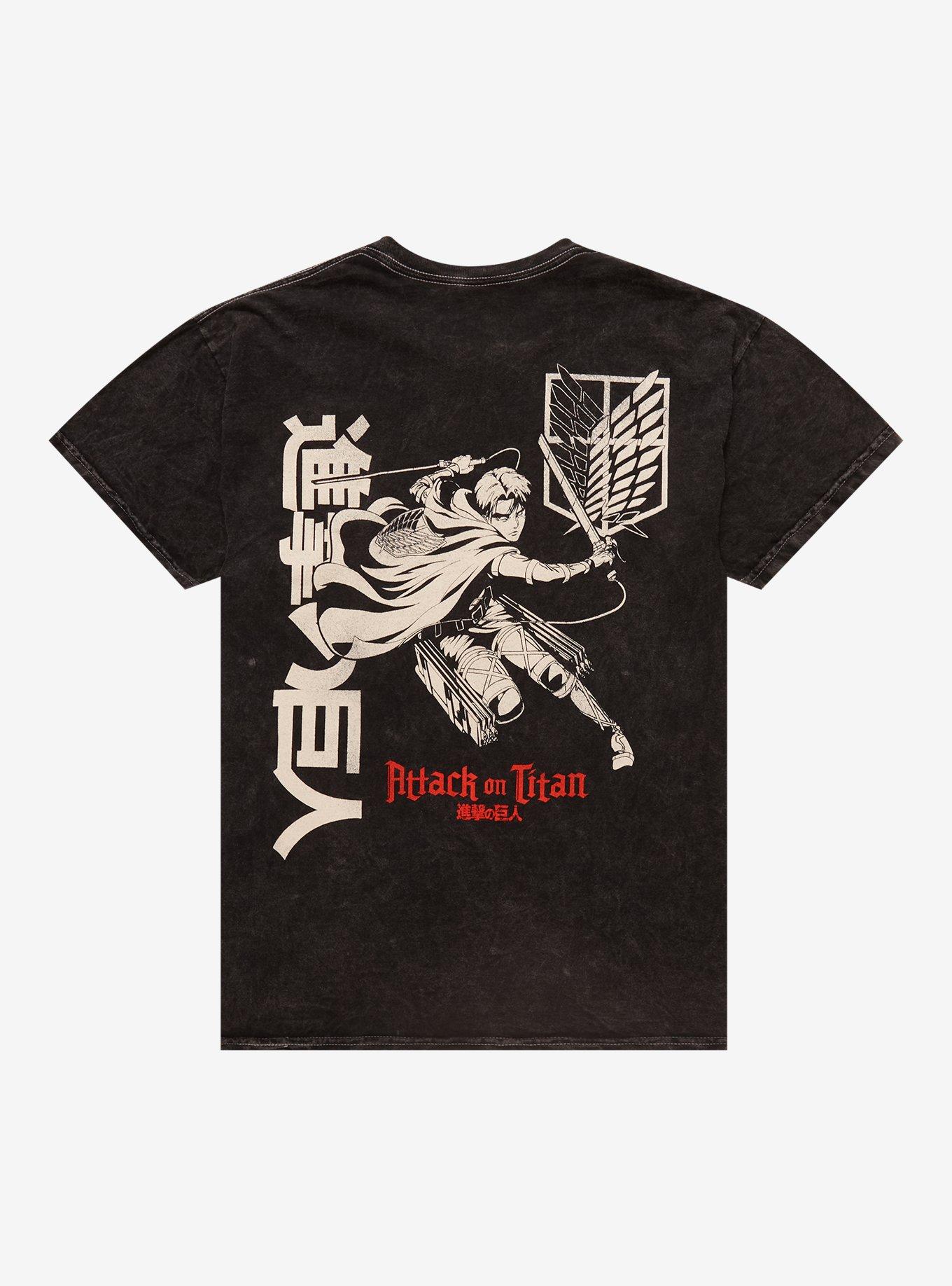 Attack On Titan Levi Tonal Double-Sided T-Shirt, , hi-res