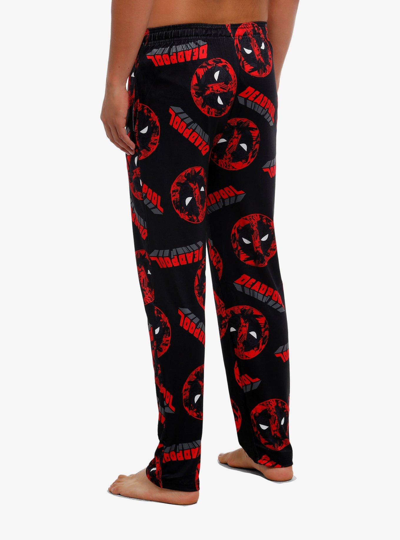 Marvel Deadpool Allover Print Pajama Pants, , hi-res