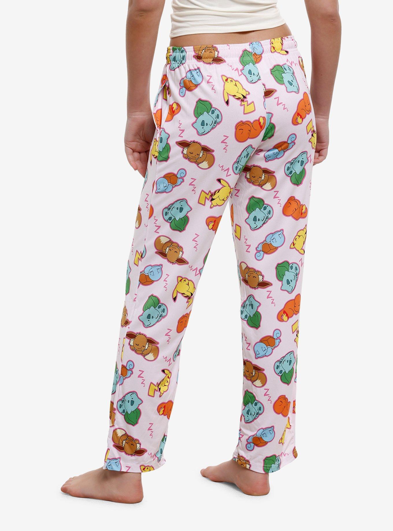 Pokémon Sleeping Characters Pajama Pants, , hi-res