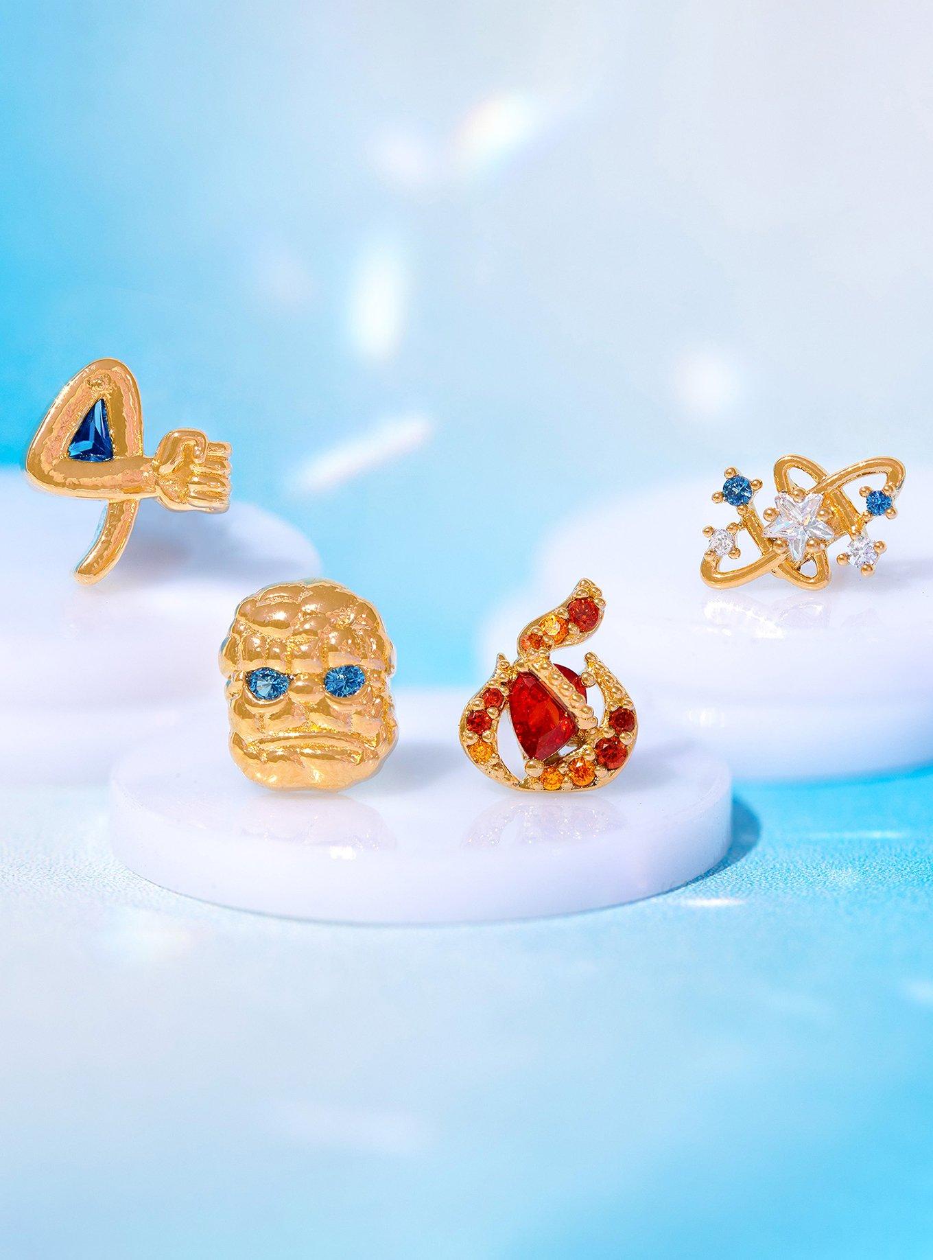 Marvel Fantastic Four X Girls Crew Mismatch Earring Set, , hi-res