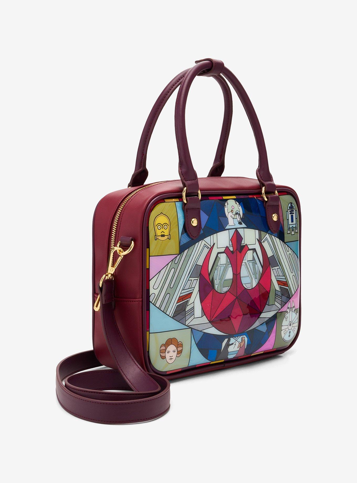 Her Universe Star Wars Rebel Stained Glass Crossbody Bag Her Universe Exclusive, , hi-res