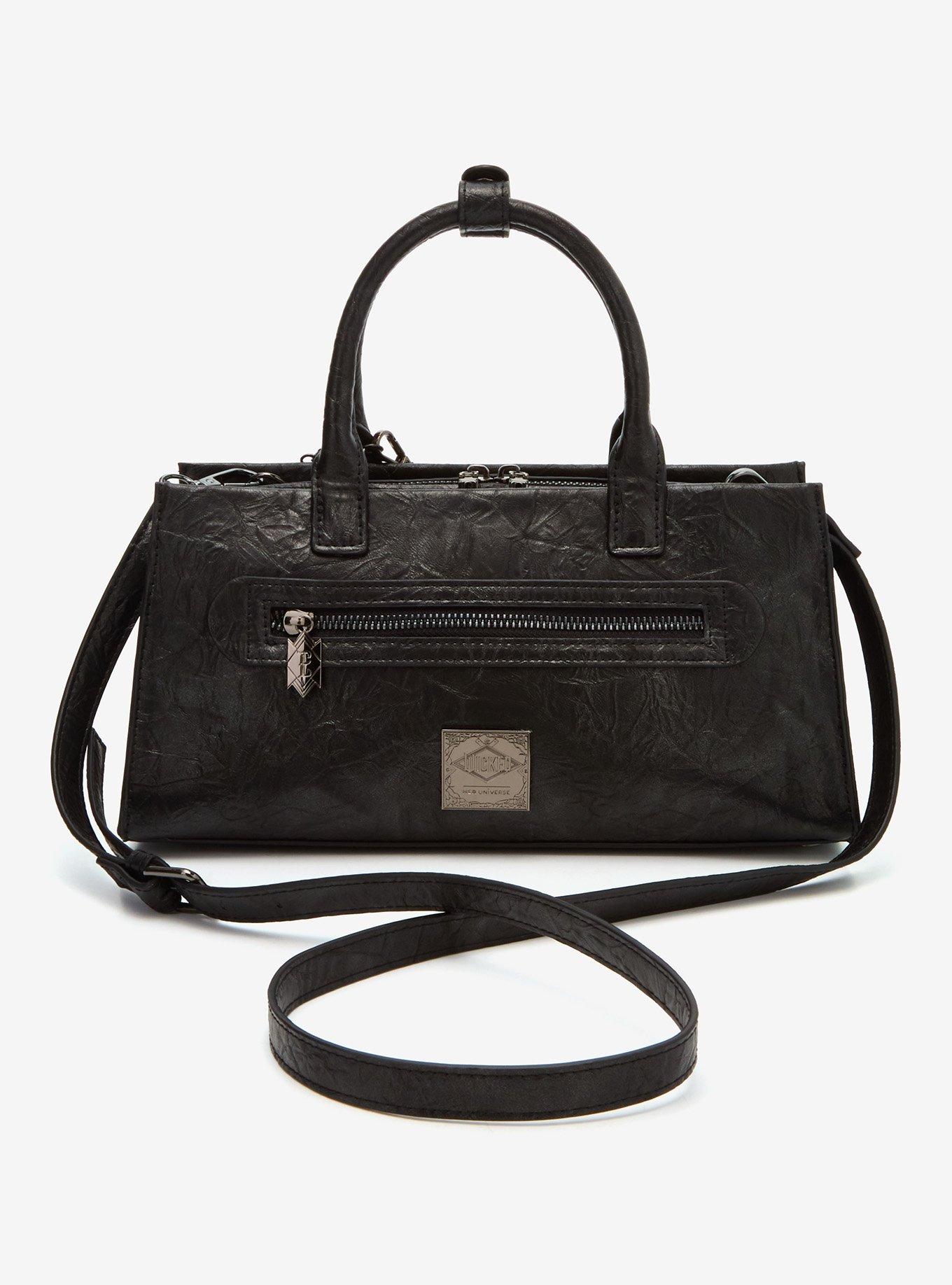 Wicked Elphaba Broomstick Crinkle Texture Handbag, , alternate - view 3