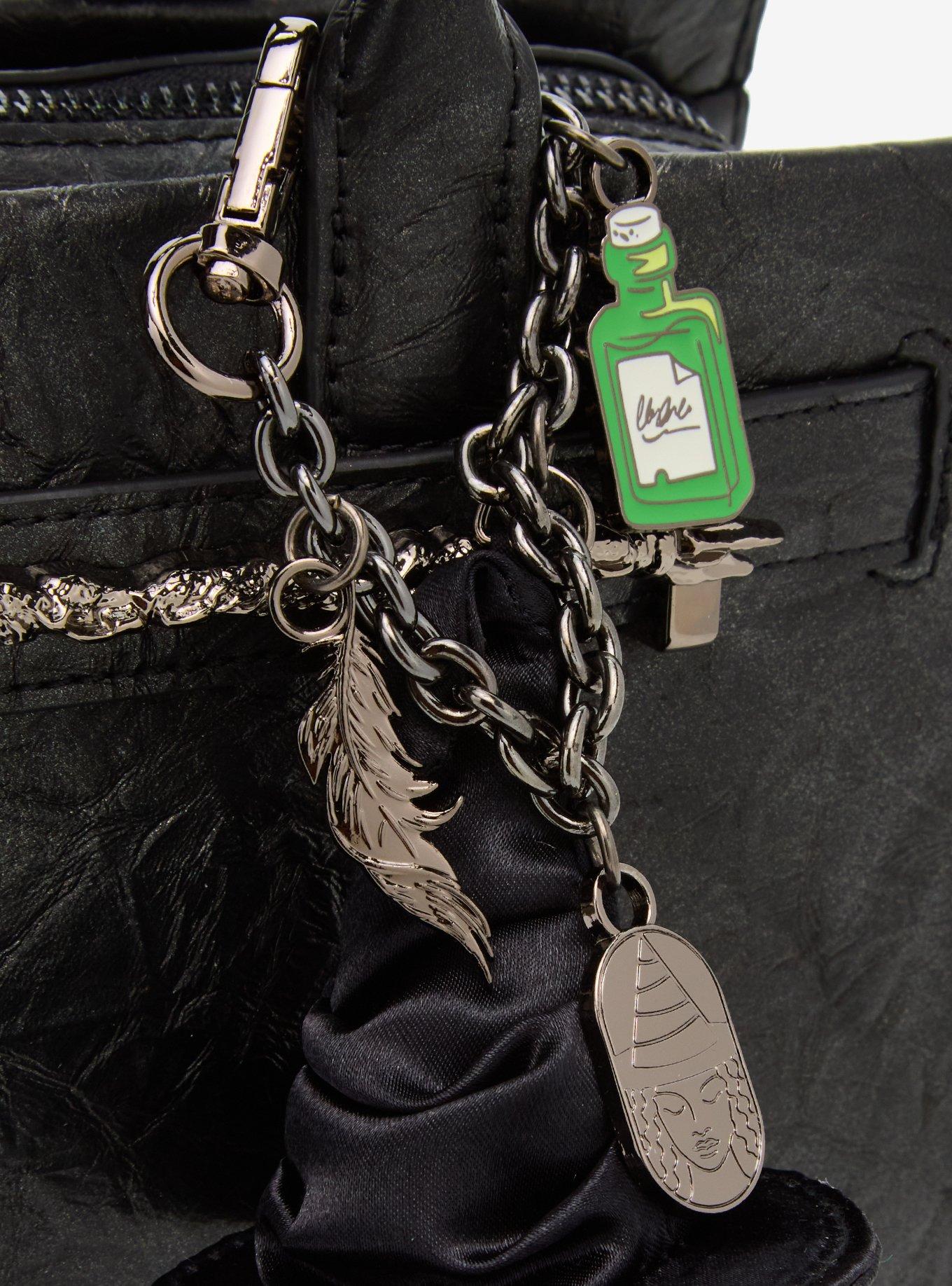 Wicked Elphaba Broomstick Crinkle Texture Handbag, , alternate - view 4