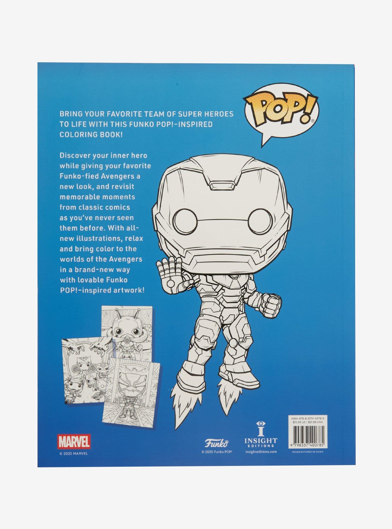 Funko Marvel Pop! Avengers Coloring Book, , hi-res