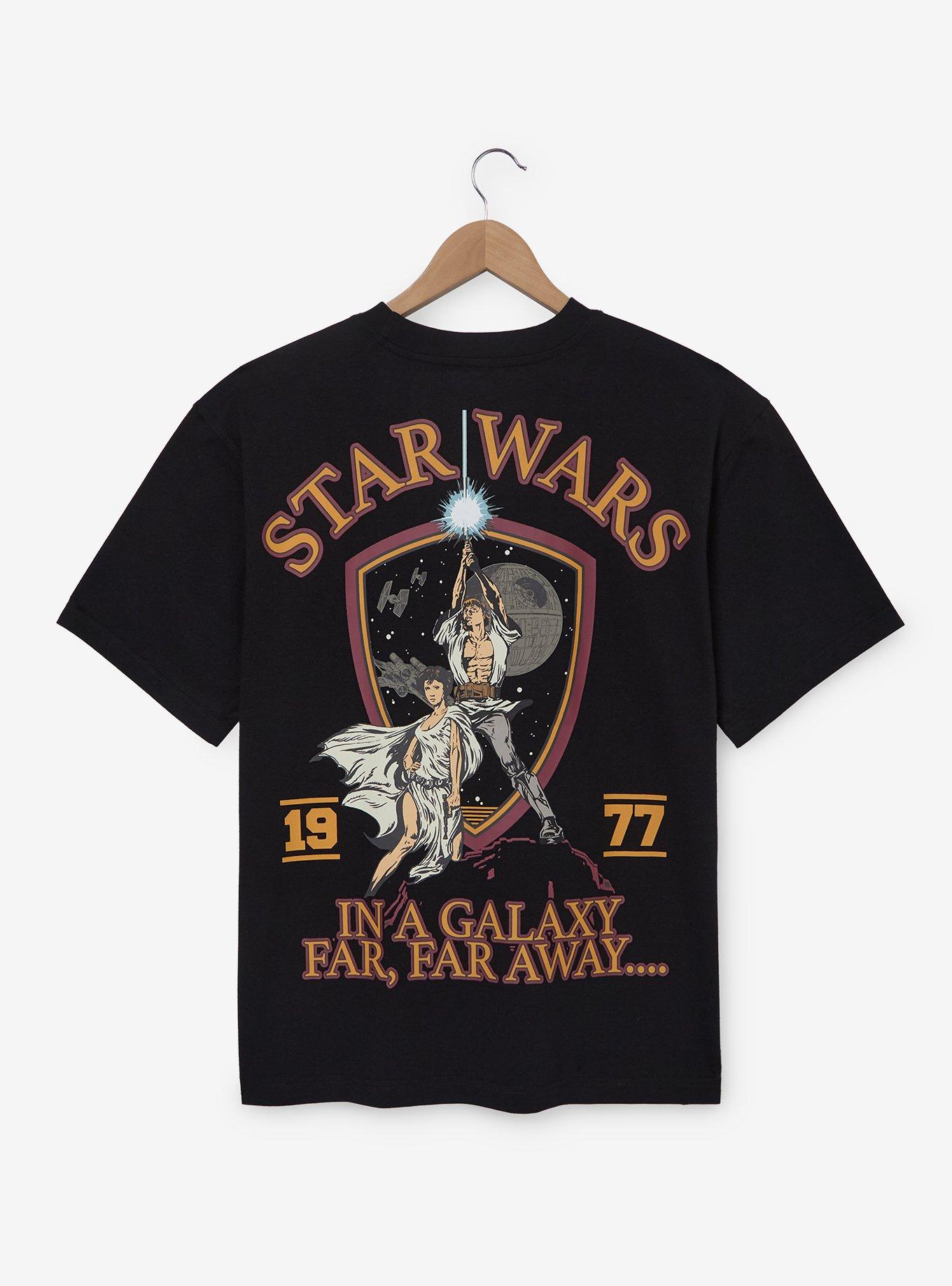 Star Wars Darth Vader Retro Badge T-Shirt - BoxLunch Exclusive, , hi-res