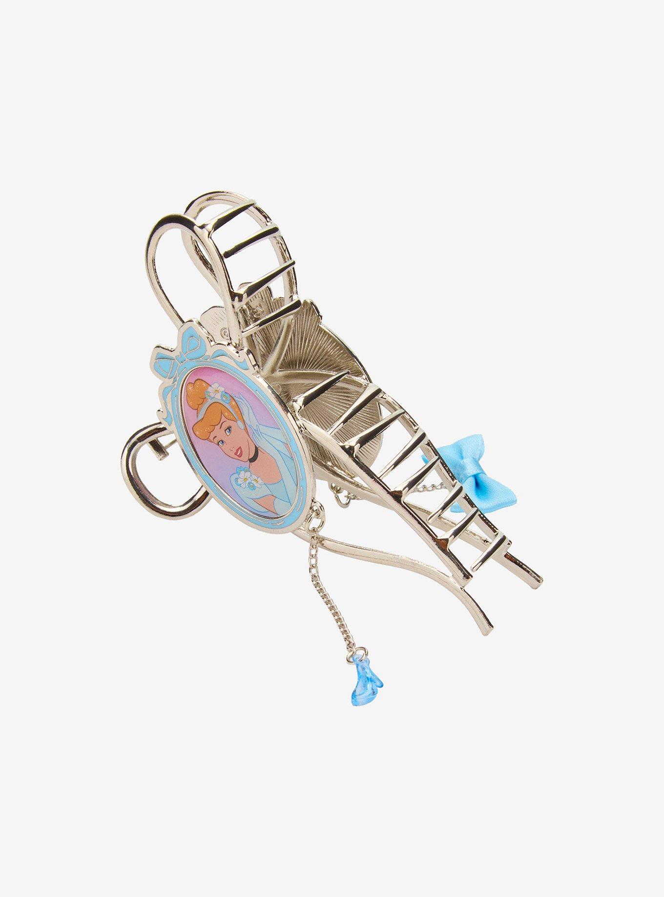 Disney Cinderella Charms Metal Claw Clip - BoxLunch Exclusive, , alternate