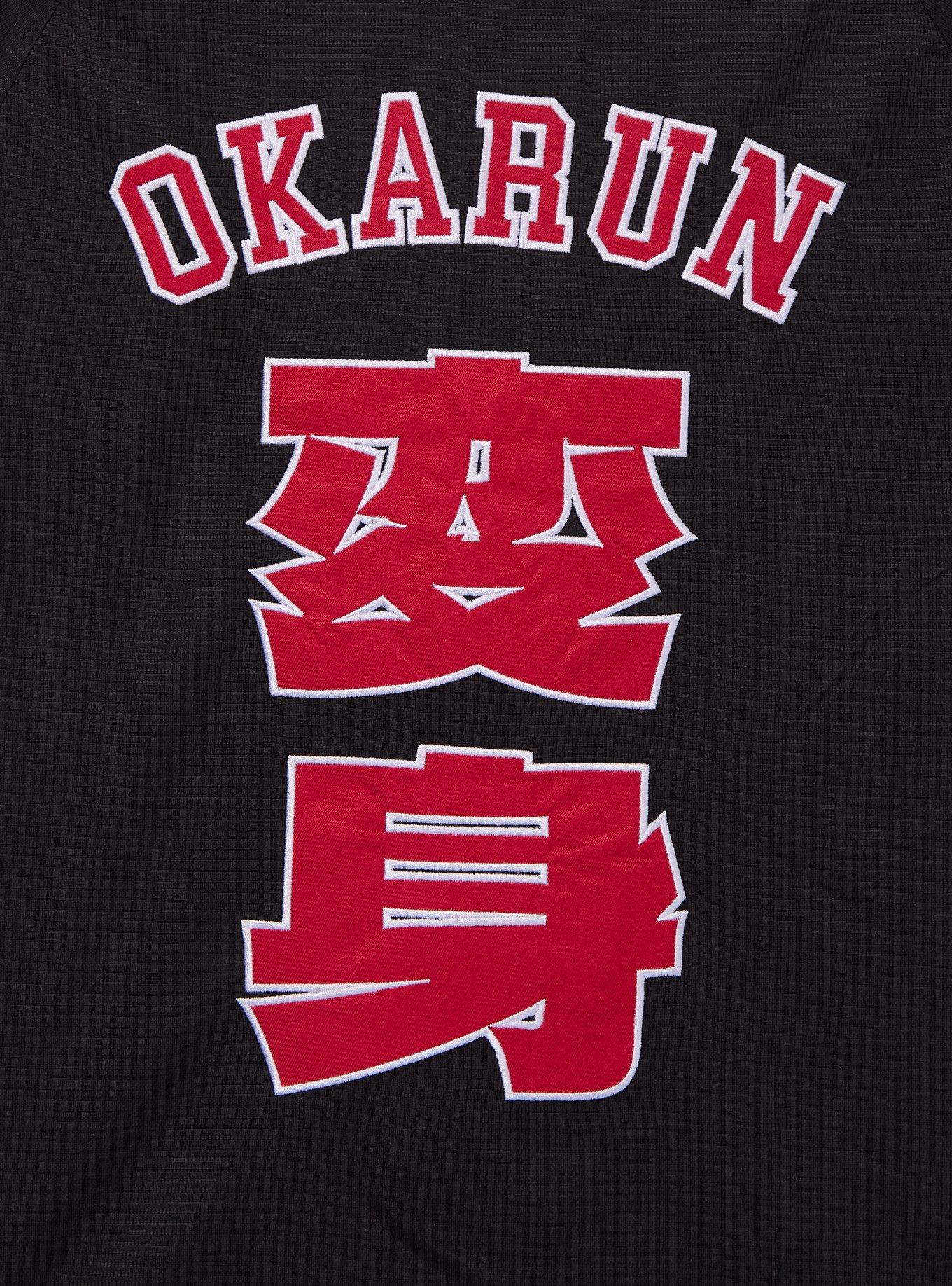 Dandadan Okarun Baseball Jersey - BoxLunch Exclusive, BLACK, alternate
