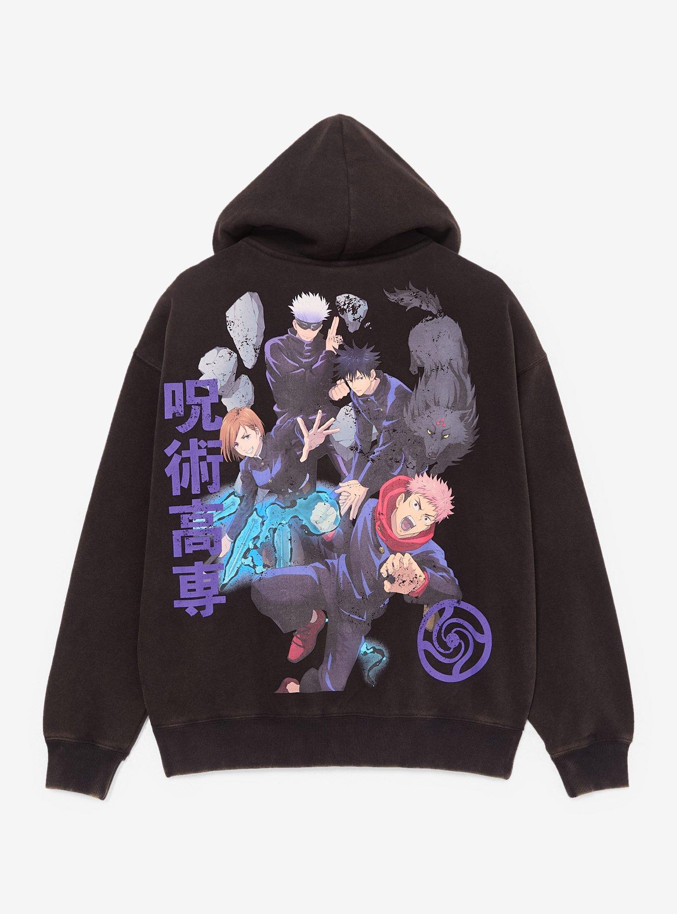 Jujutsu Kaisen Title Zip Hoodie — BoxLunch Exclusive, , hi-res