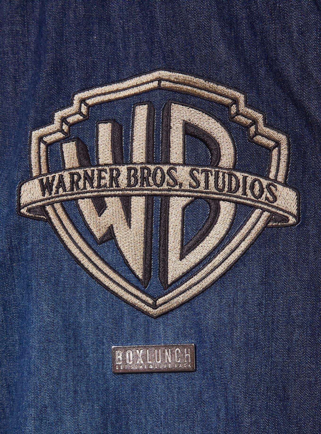 Warner Bros. Studios Denim Varsity Jacket (BoxLunch 10th Anniversary) — BoxLunch Exclusive, MULTI, alternate