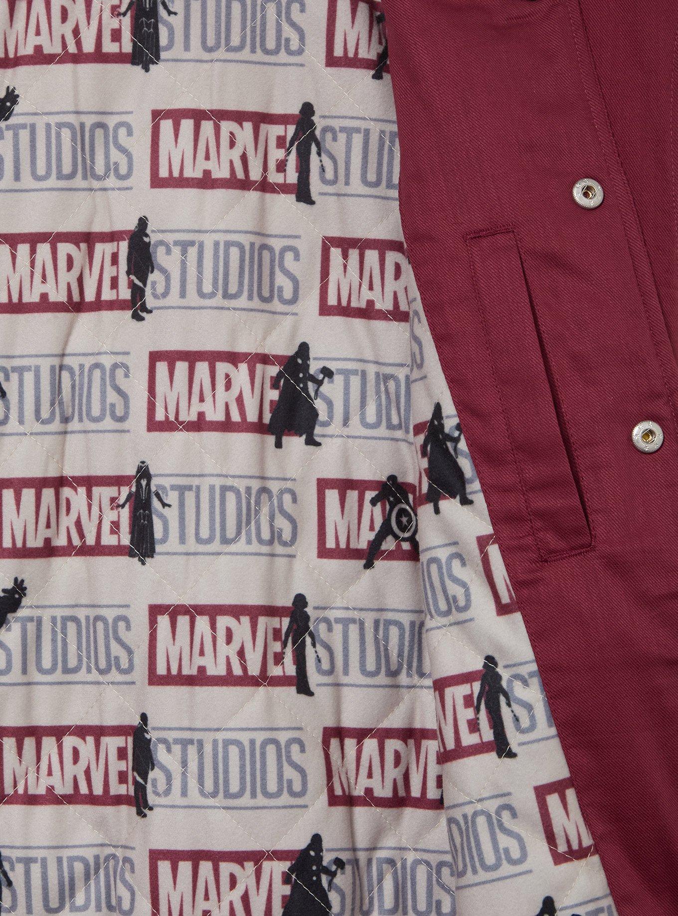 Marvel Studios Denim Varsity Jacket (BoxLunch 10th Anniversary) — BoxLunch Exclusive, MULTI, alternate