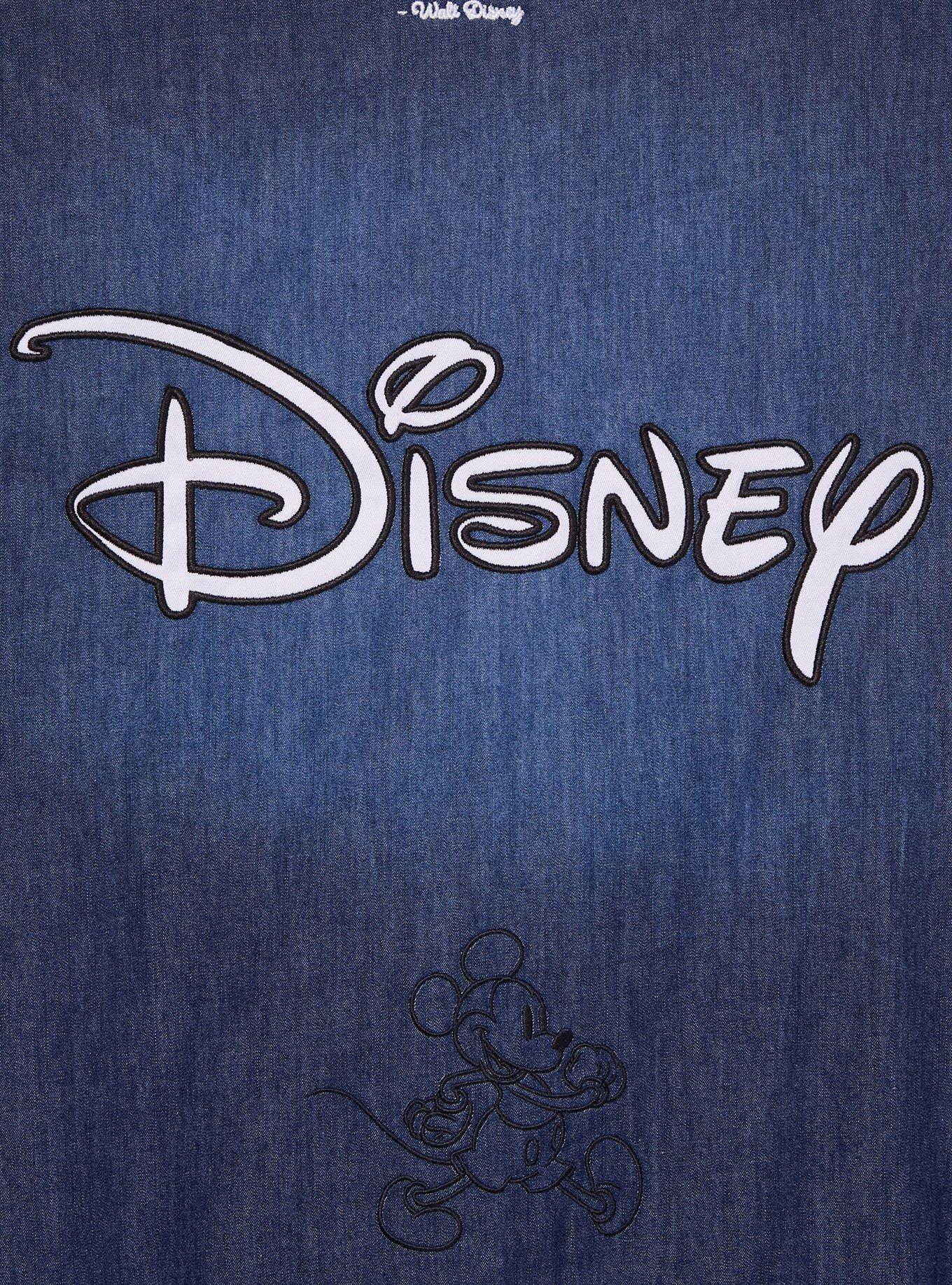 Disney Animation Denim Varsity Jacket (BoxLunch 10th Anniversary) — BoxLunch Exclusive, MULTI, alternate