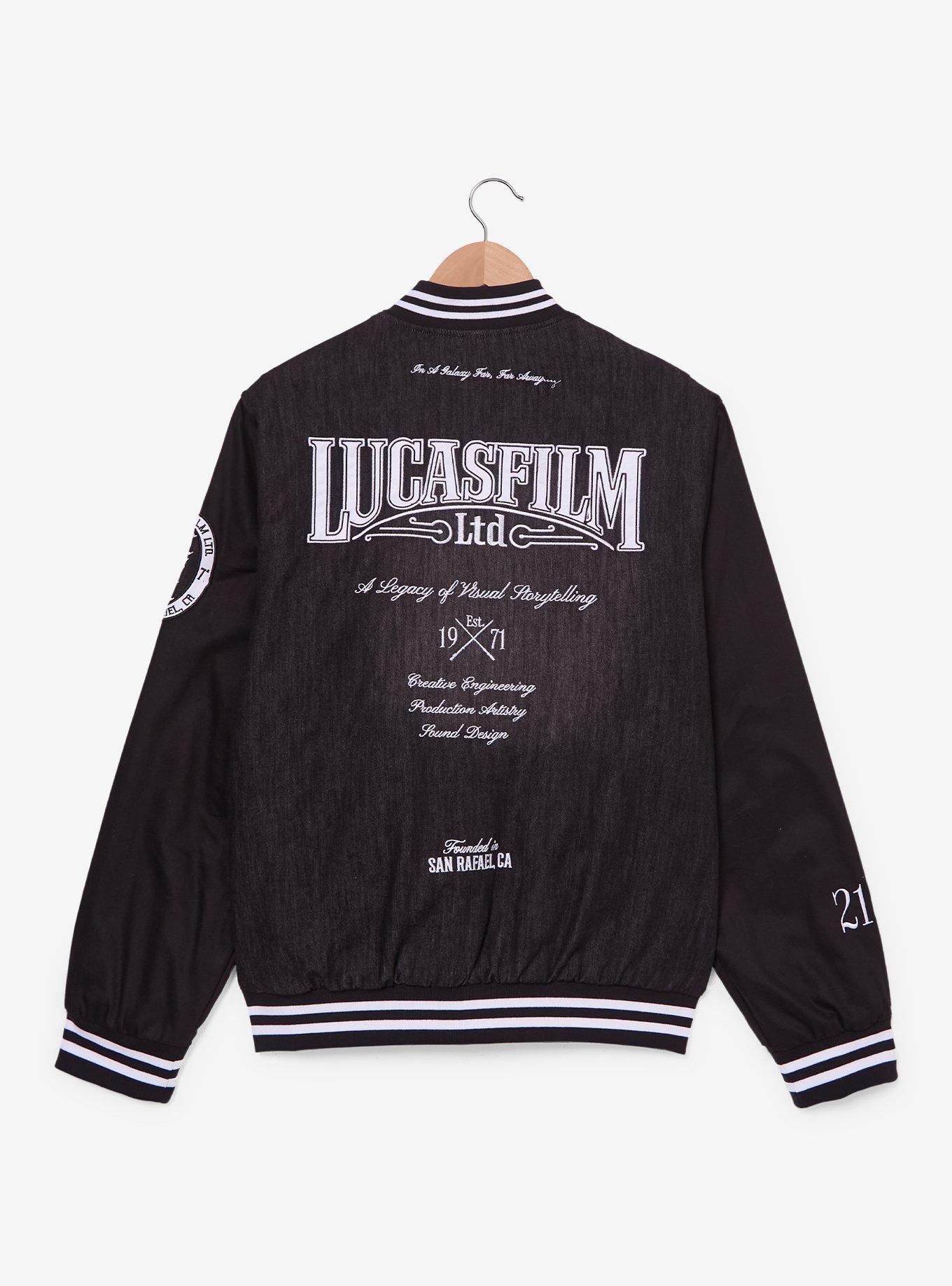 LucasFilm Ltd. Denim Varsity Jacket (BoxLunch 10th Anniversary) — BoxLunch Exclusive, MULTI, alternate
