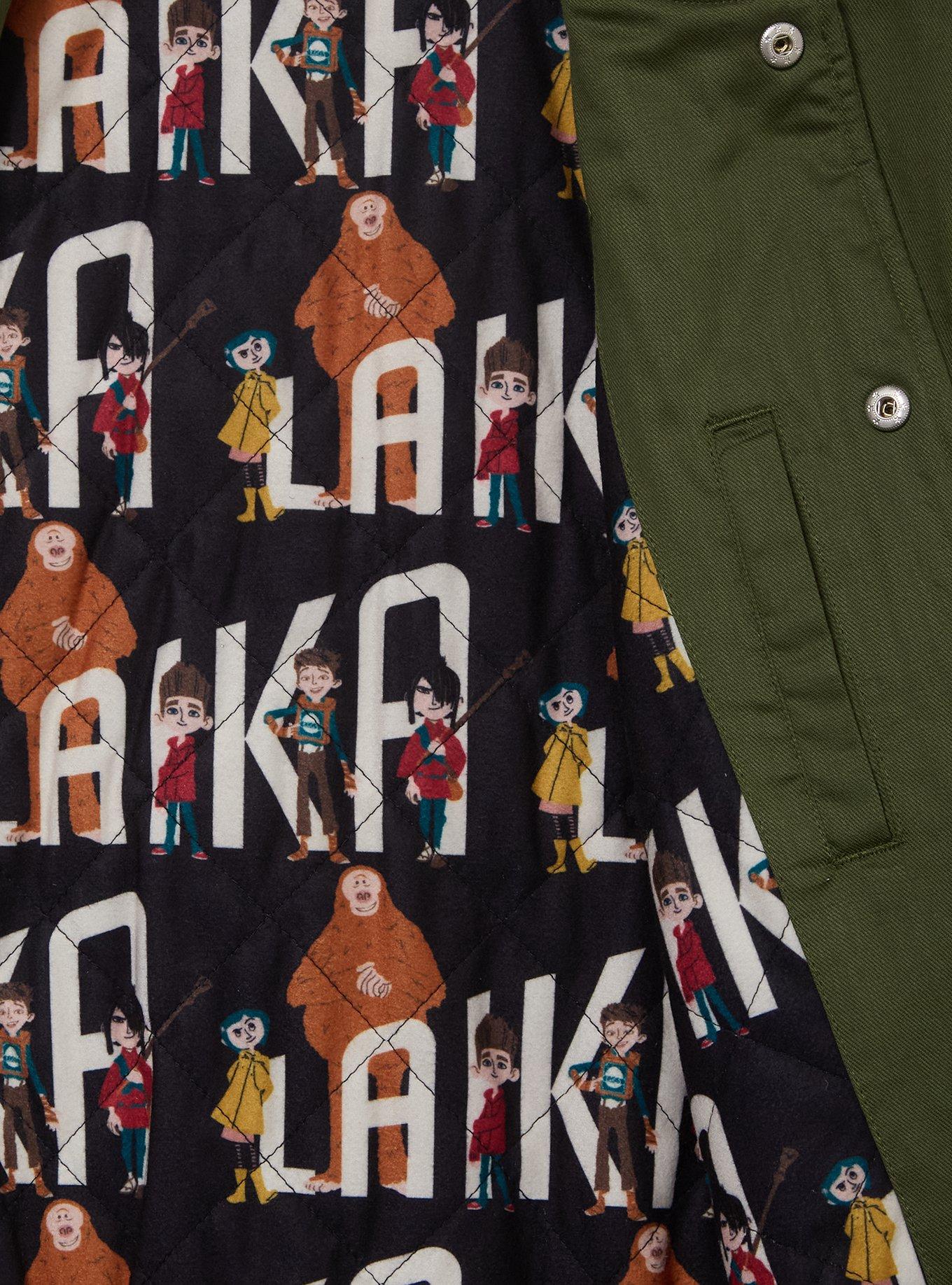 Laika Studios Denim Varsity Jacket (BoxLunch 10th Anniversary) — BoxLunch Exclusive, MULTI, alternate