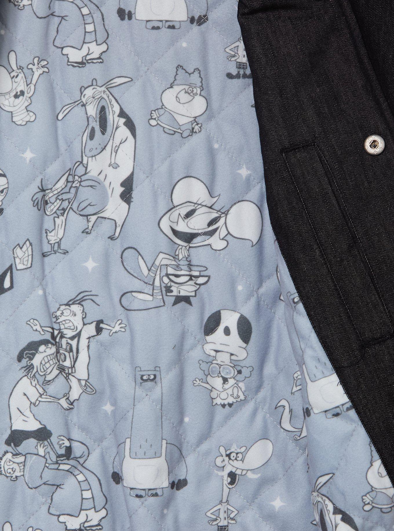 Cartoon Network Denim Varsity Jacket (BoxLunch 10th Anniversary) — BoxLunch Exclusive, MULTI, alternate