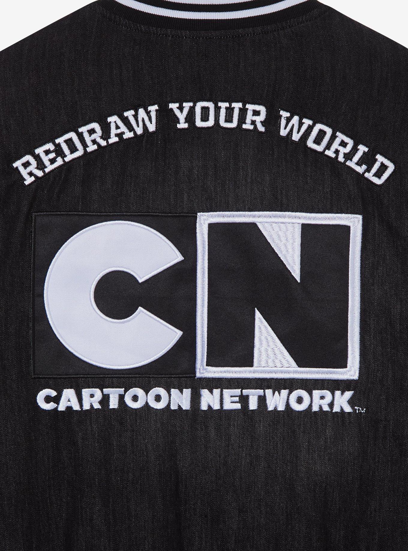 Cartoon Network Denim Varsity Jacket (BoxLunch 10th Anniversary) — BoxLunch Exclusive