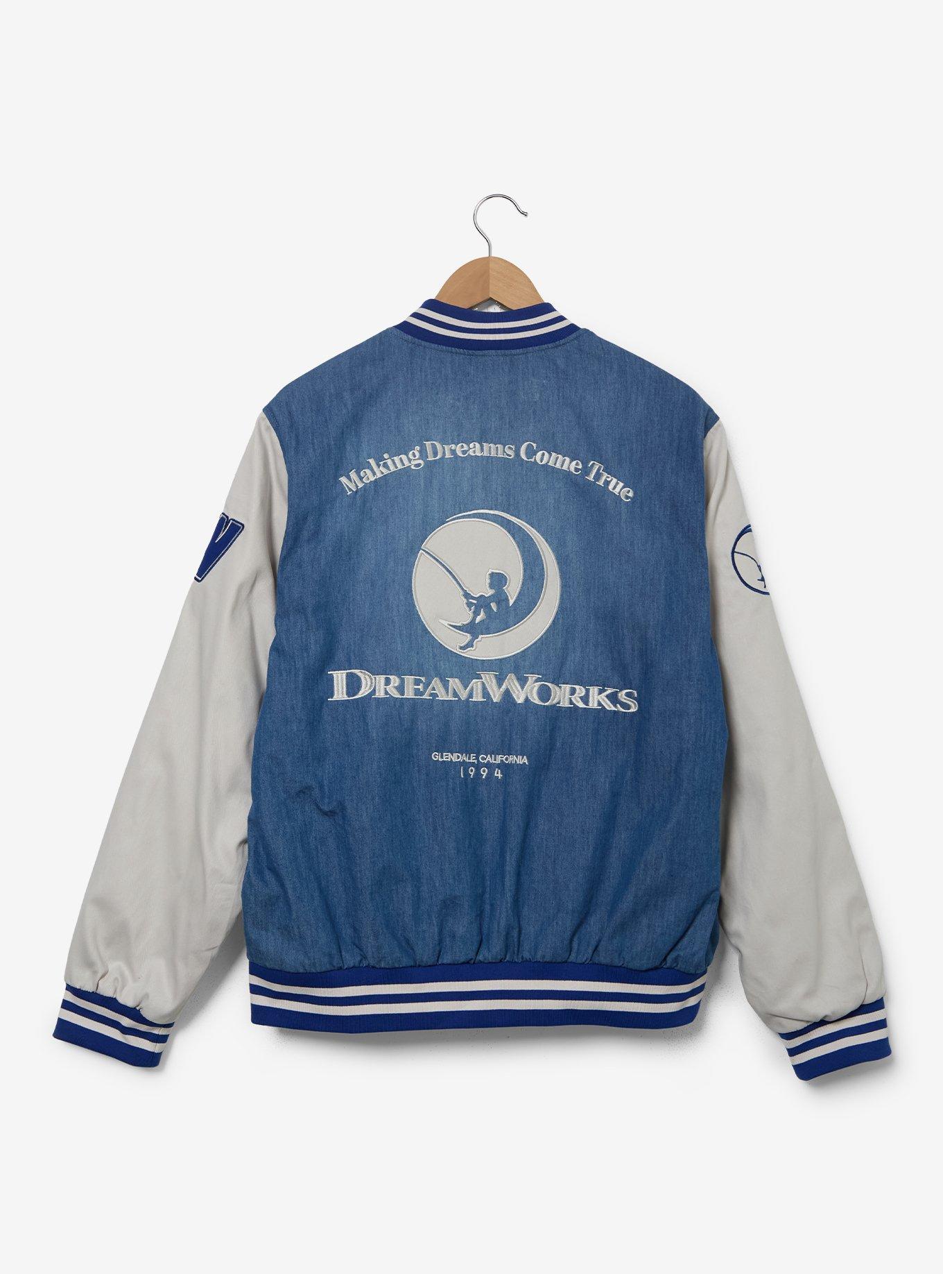 DreamWorks Denim Varsity Jacket (BoxLunch 10th Anniversary) — BoxLunch Exclusive, MULTI, alternate