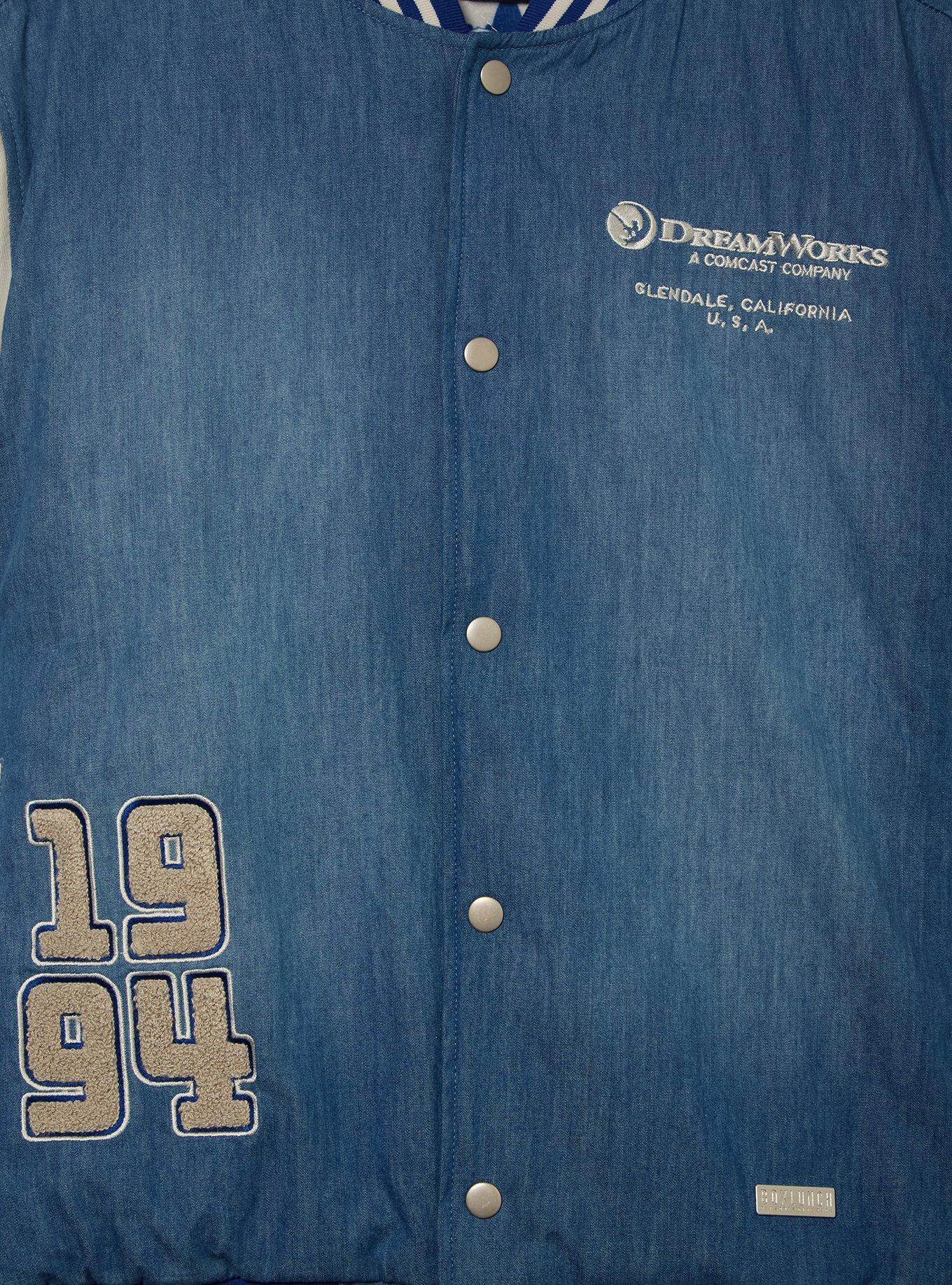 DreamWorks Denim Varsity Jacket (BoxLunch 10th Anniversary) — BoxLunch Exclusive, MULTI, alternate