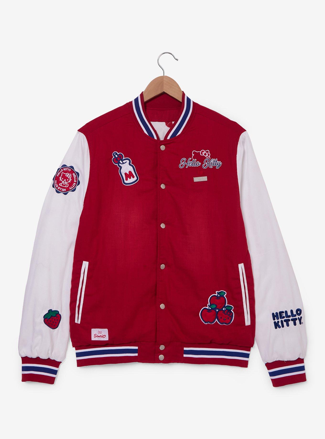 Sanrio Denim Varsity Jacket (BoxLunch 10th Anniversary) - BoxLunch Exclusive, , hi-res