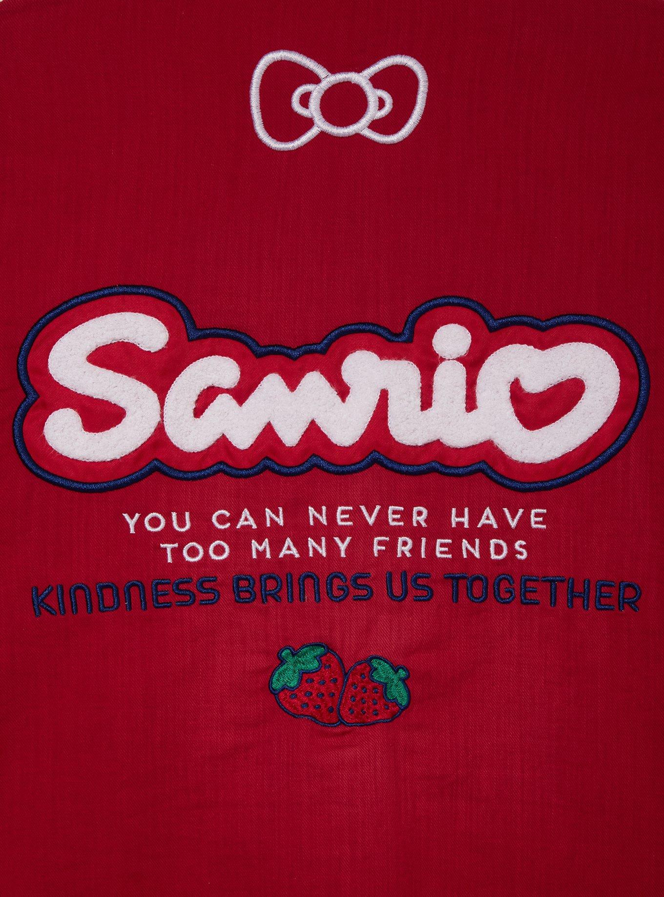 Sanrio Denim Varsity Jacket (BoxLunch 10th Anniversary) - BoxLunch Exclusive, MULTI, alternate