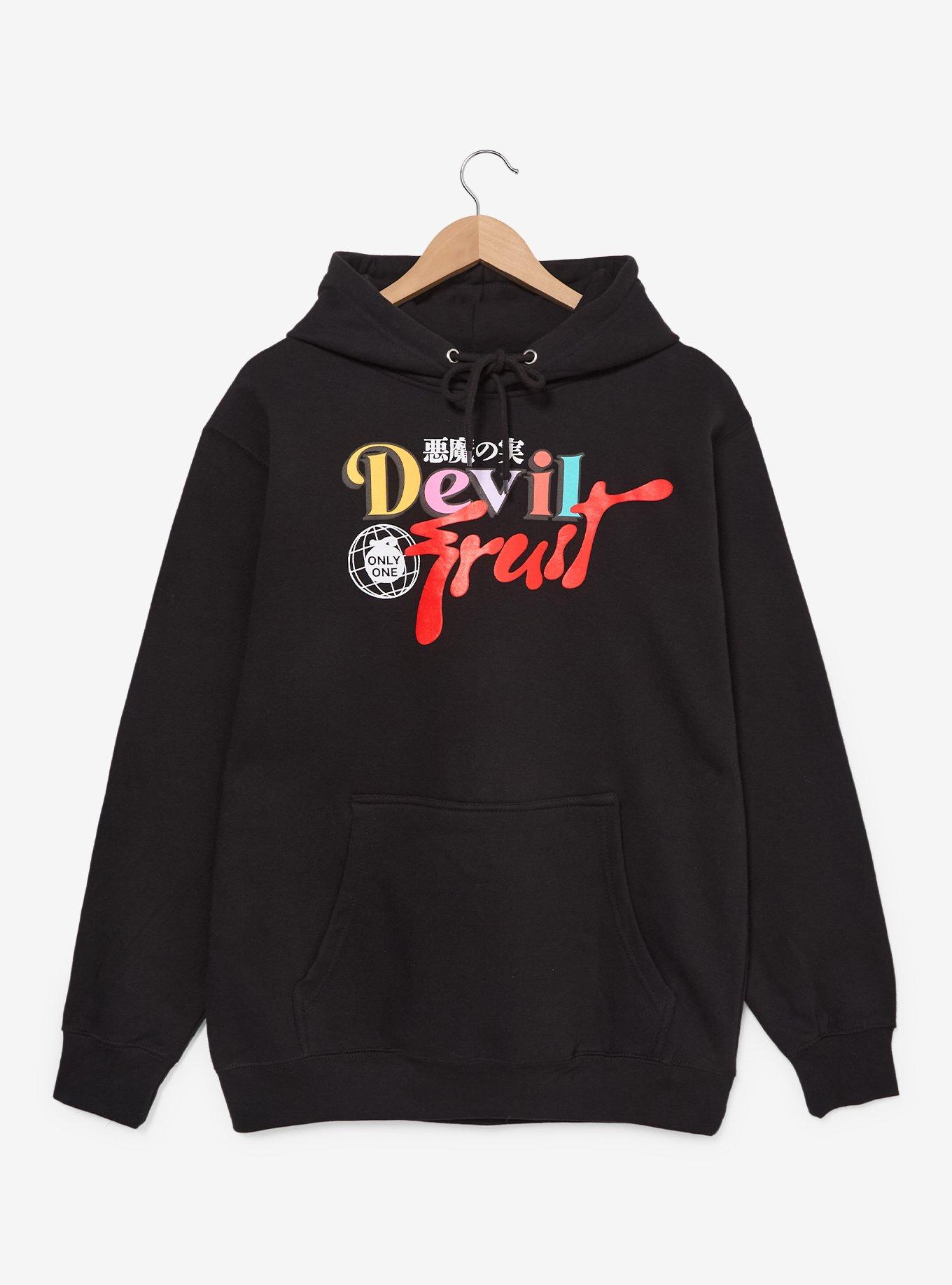 One Piece Devil Fruit Hoodie - BoxLunch Exclusive, BLACK, alternate