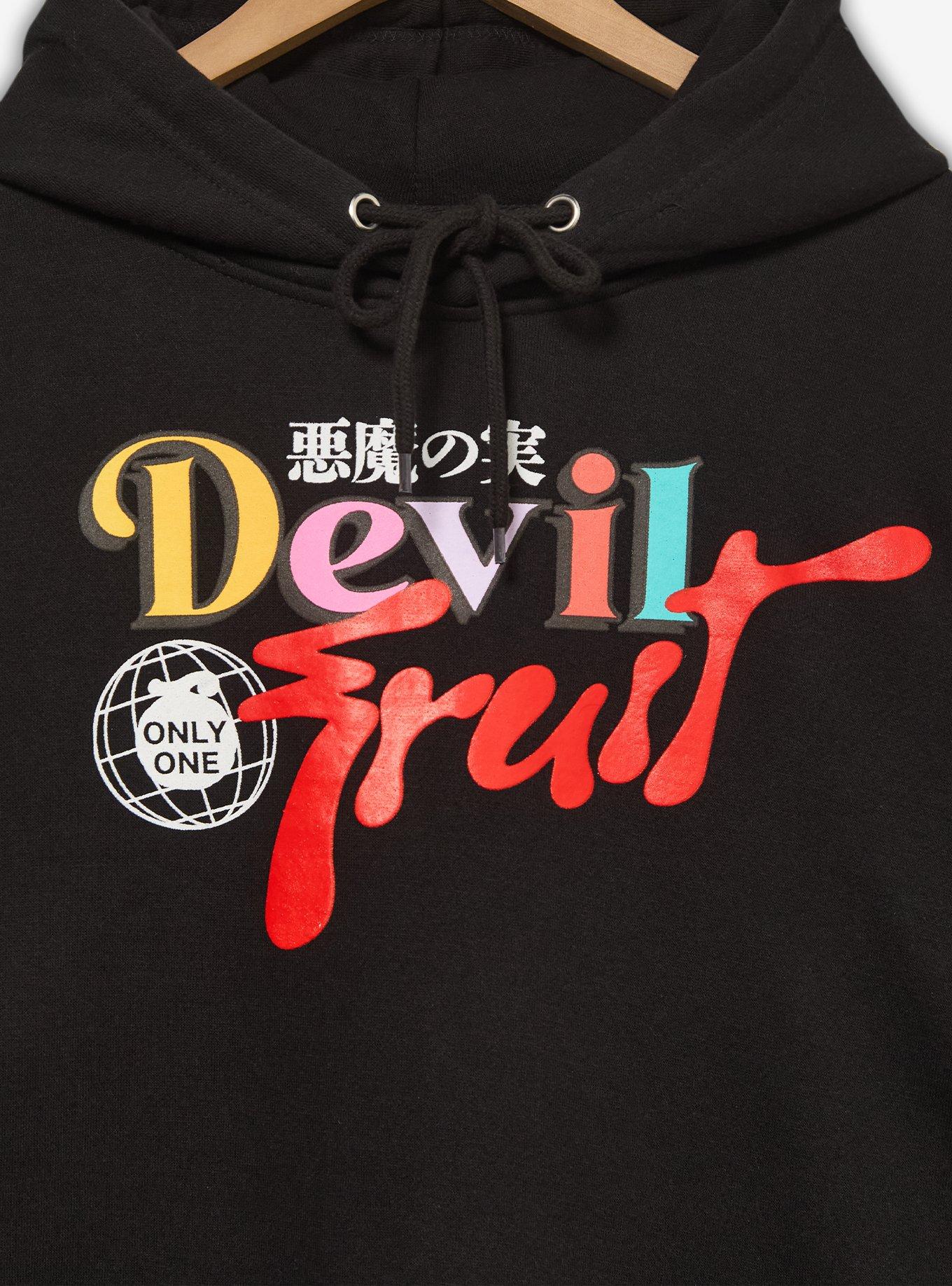 One Piece Devil Fruit Hoodie - BoxLunch Exclusive, BLACK, alternate