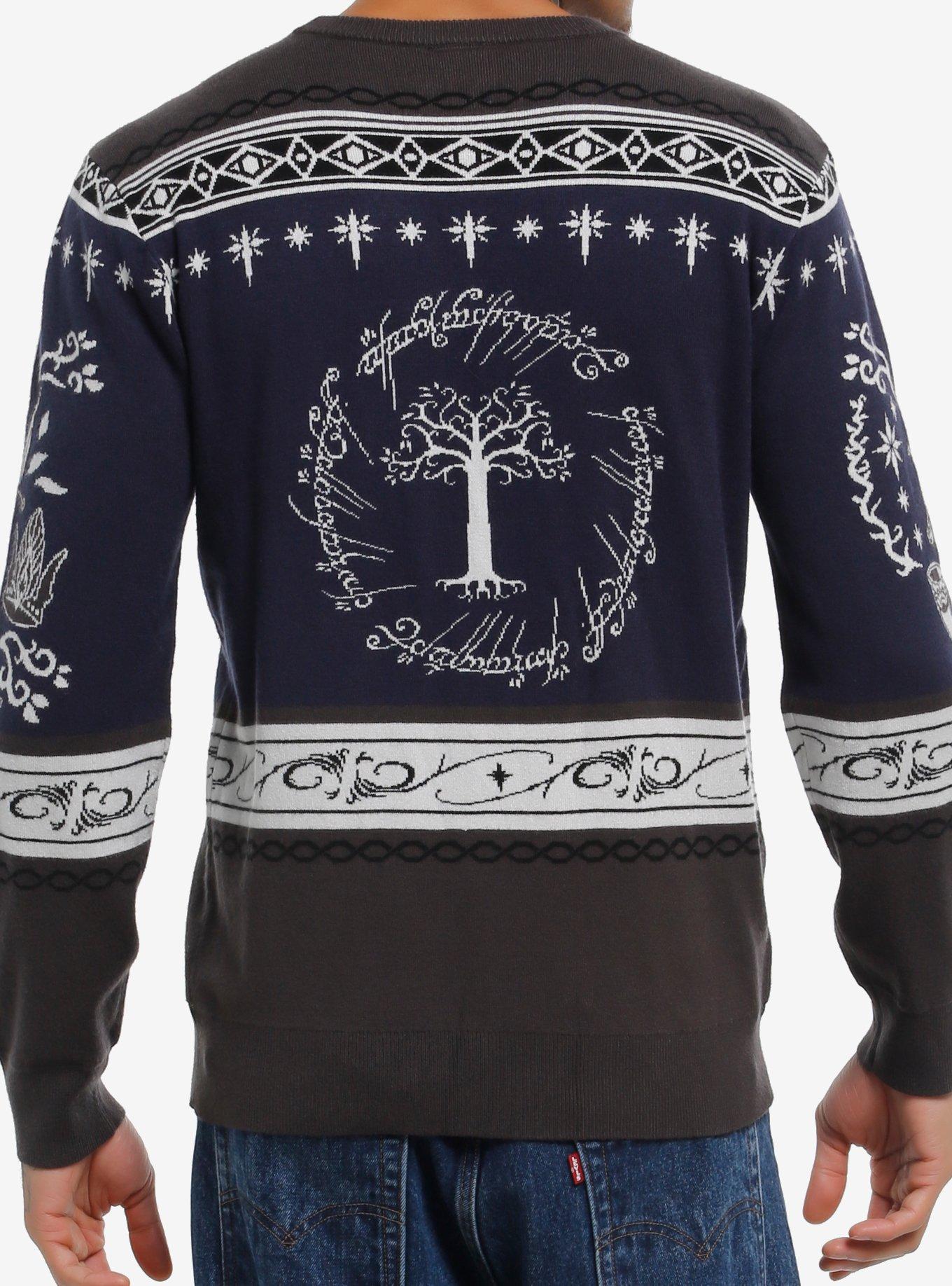 Our Universe The Lord Of The Rings Tree Of Gondor Light-Up Holiday Sweater Our Universe Exclusive, , hi-res