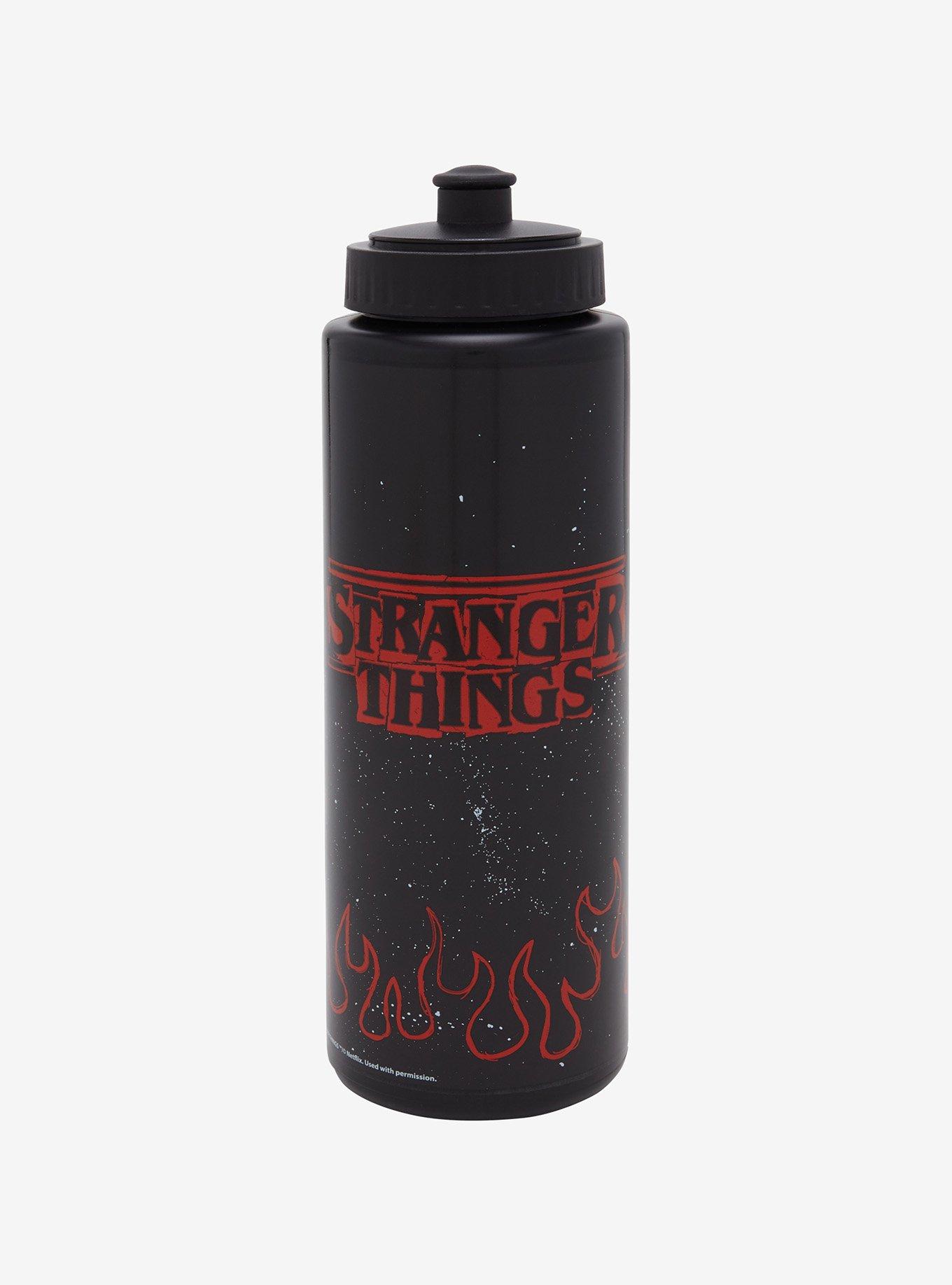 Stranger Things Hellfire Club Logo Squeeze Water Bottle - BoxLunch Exclusive, , hi-res