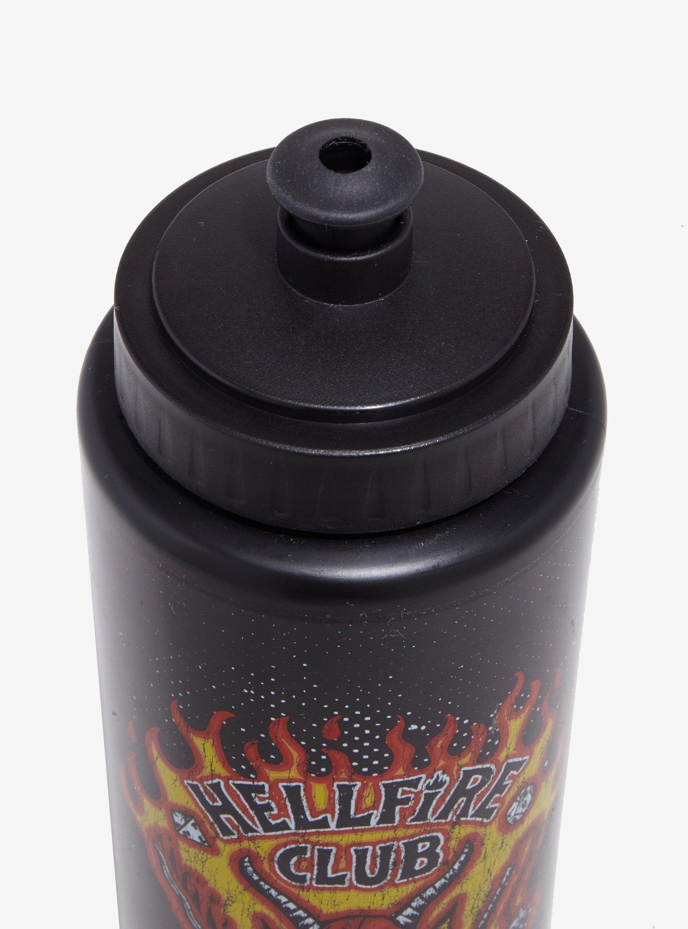 Stranger Things Hellfire Club Logo Squeeze Water Bottle - BoxLunch Exclusive, , alternate