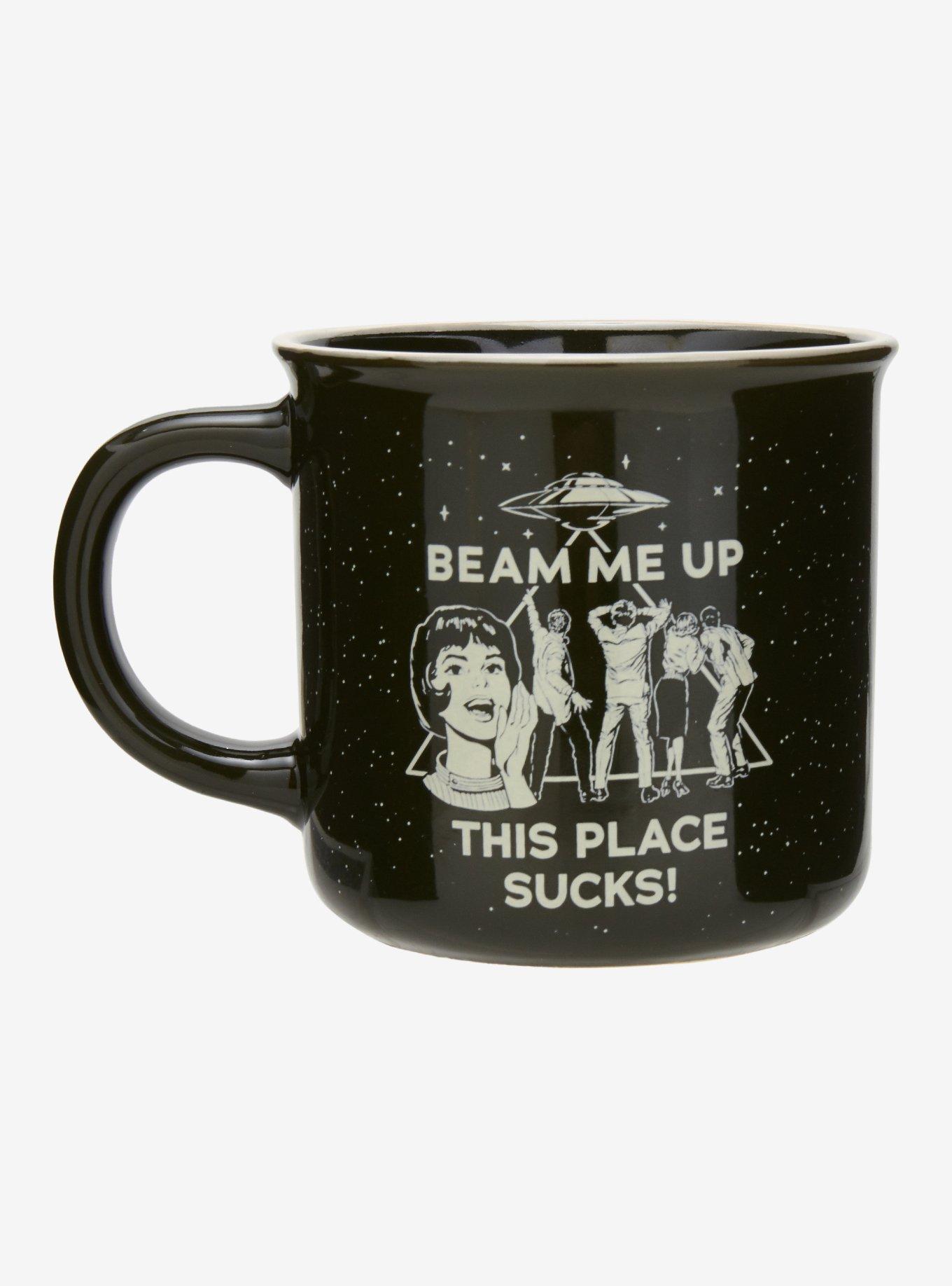 Stranger Things Beam Me Up, This Place Sucks Mug — BoxLunch Exclusive, , hi-res