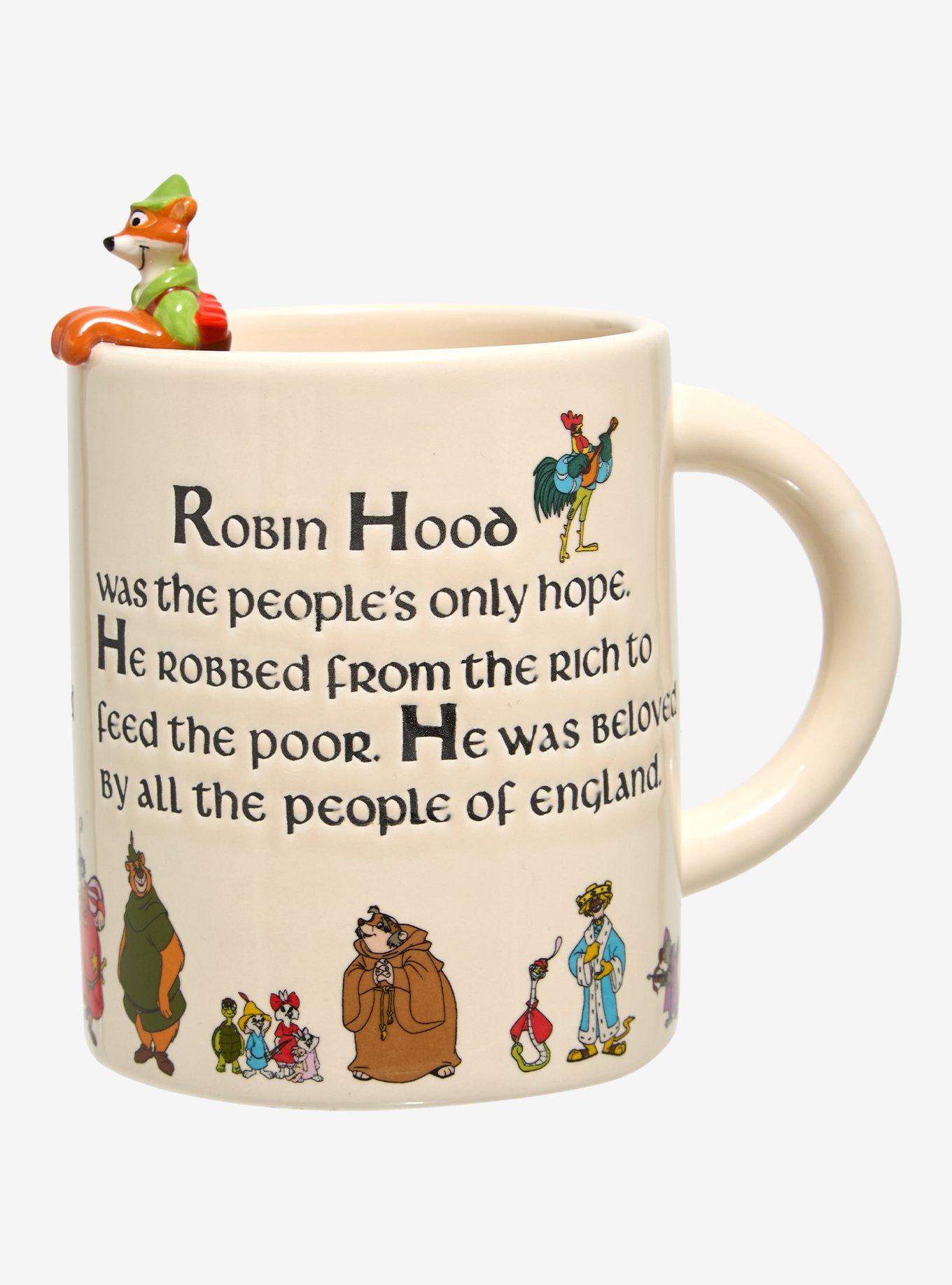 Disney Robin Hood Intro Script Robin Hood Peeking Mug - BoxLunch Exclusive, , hi-res
