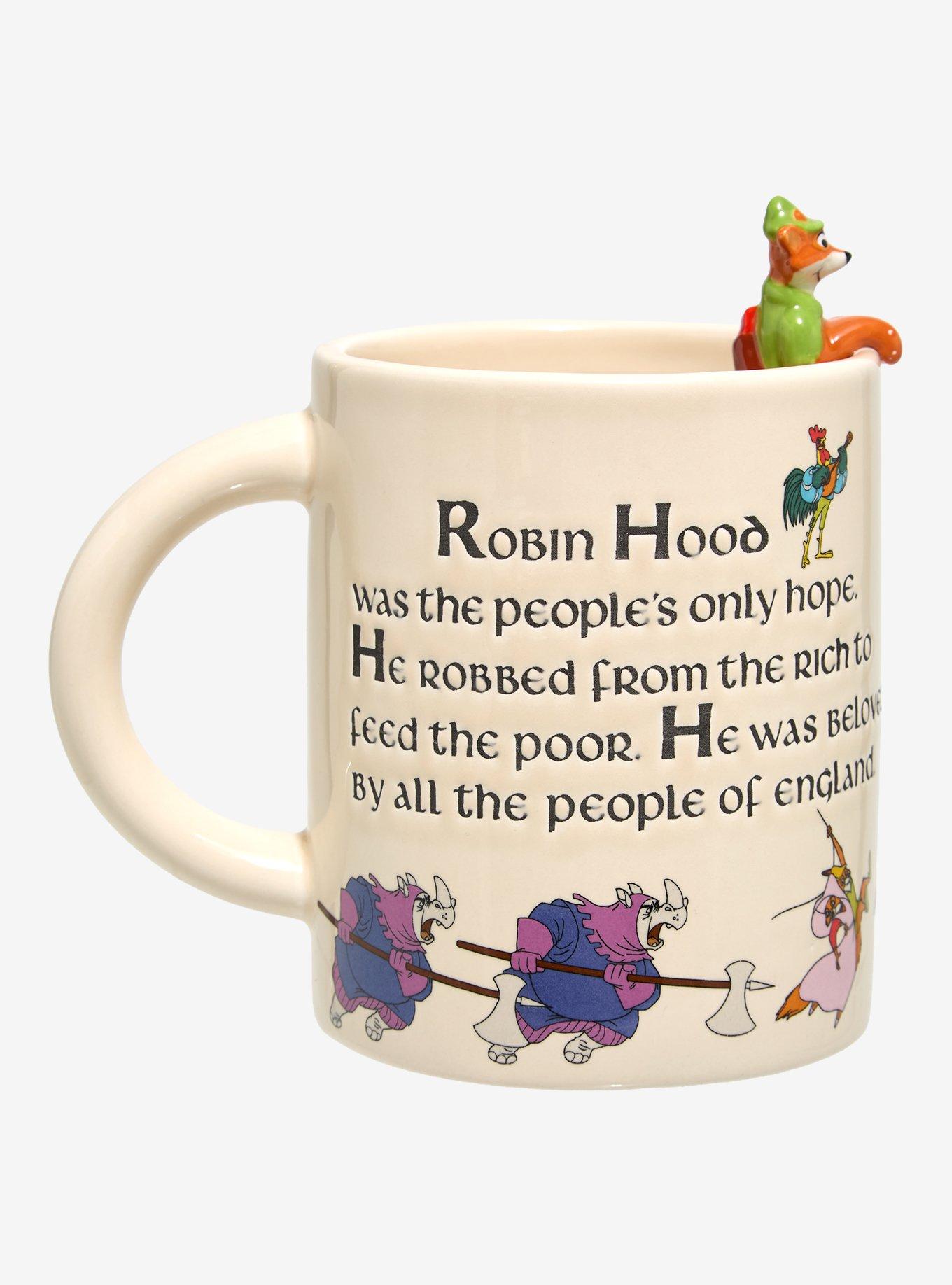 Disney Robin Hood Intro Script Robin Hood Peeking Mug - BoxLunch Exclusive, , alternate