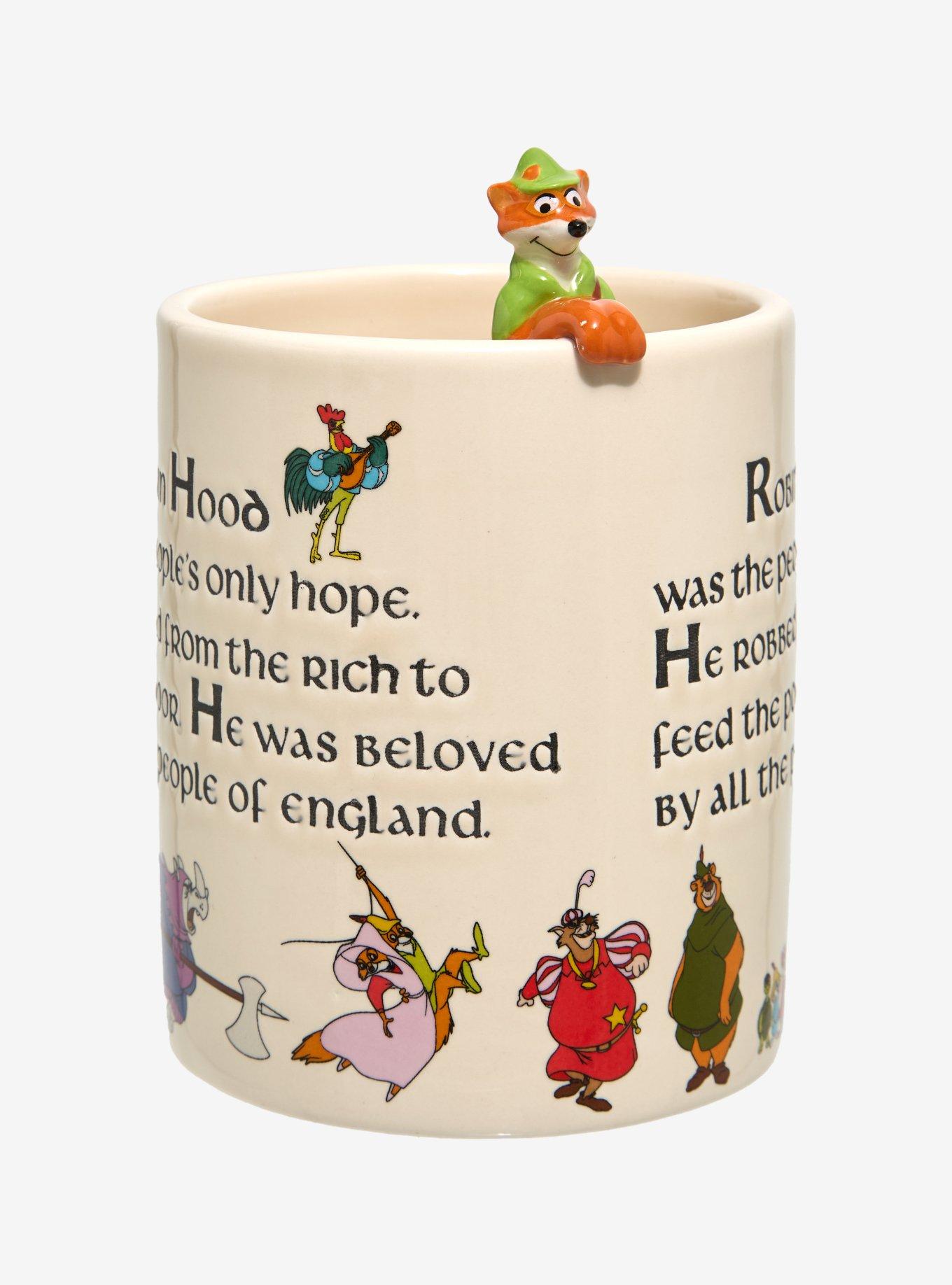 Disney Robin Hood Intro Script Robin Hood Peeking Mug - BoxLunch Exclusive, , alternate