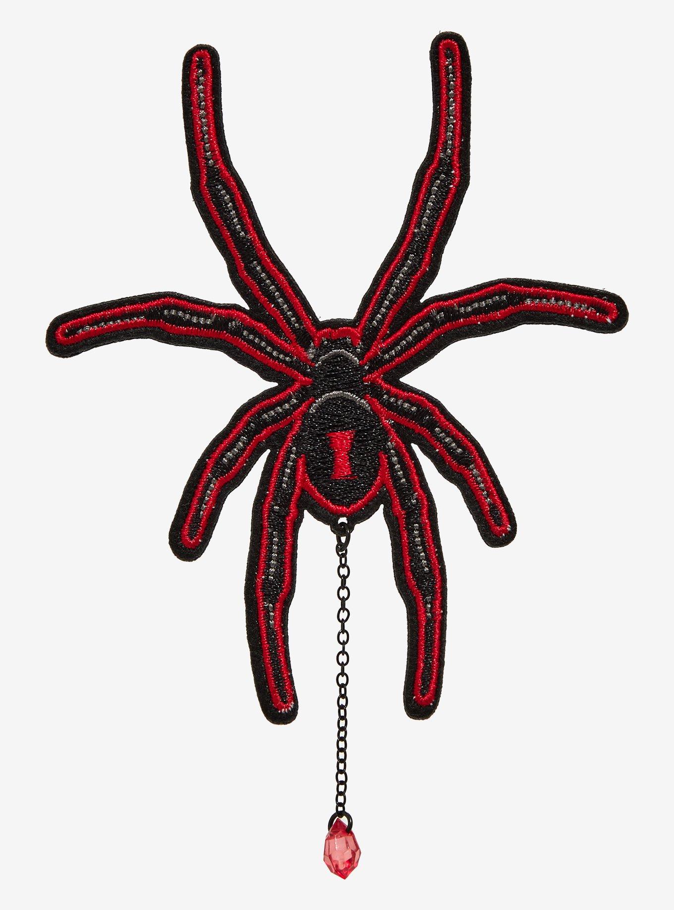 Black Widow Charm Patch, , hi-res