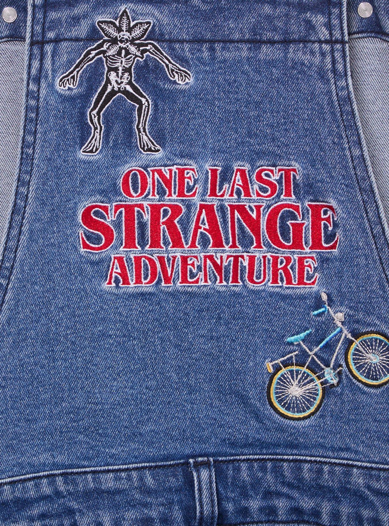 Stranger Things Patches Women's Denim Overalls - BoxLunch Exclusive