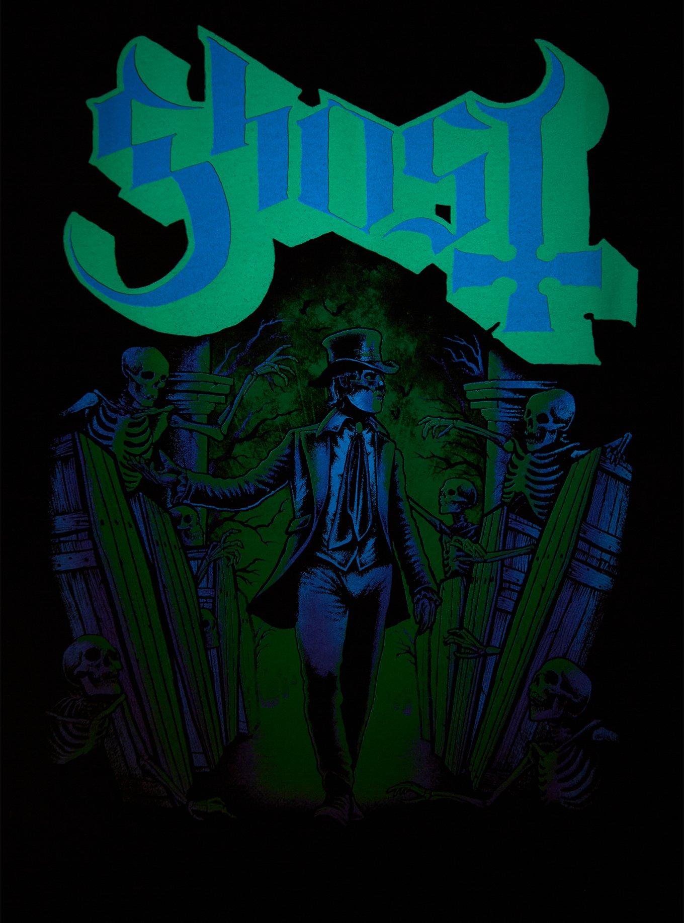 Ghost Papa V Perpetua Portal Glow-In-The-Dark T-Shirt, , hi-res