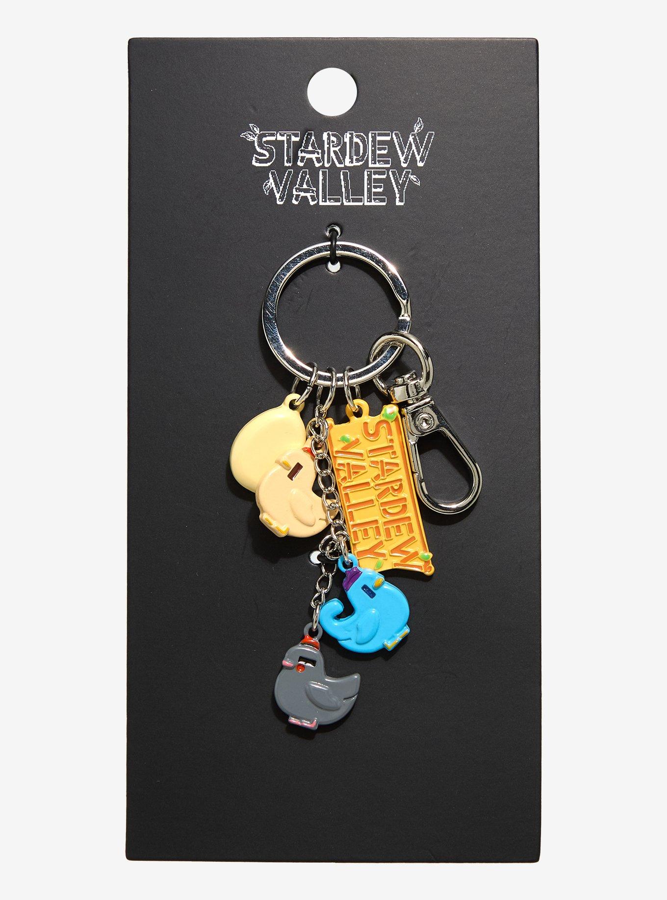 Stardew Valley Chicken Key Chain Hot Topic Exclusive, , hi-res