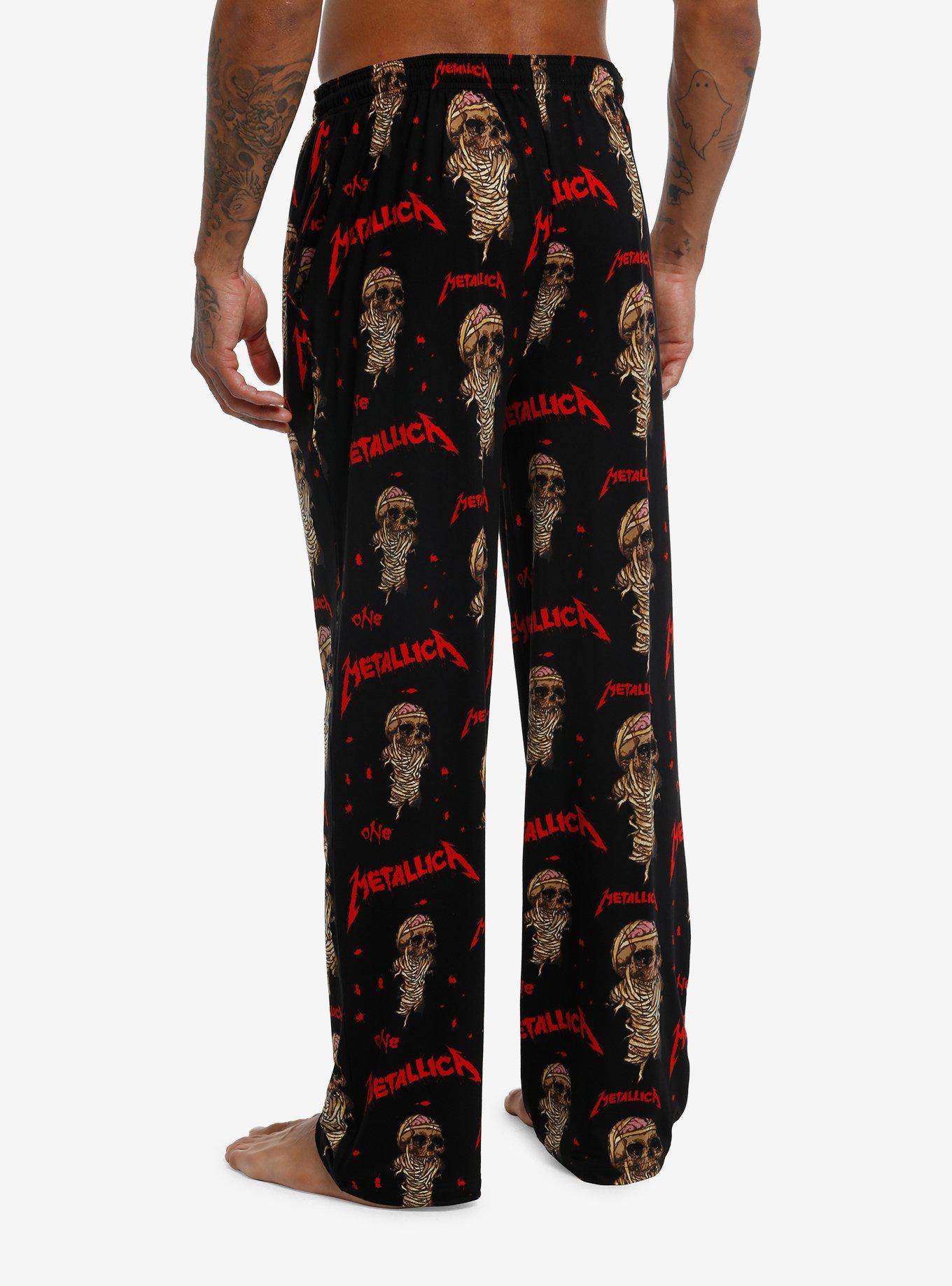 Metallica One Allover Print Pajama Pants, , hi-res