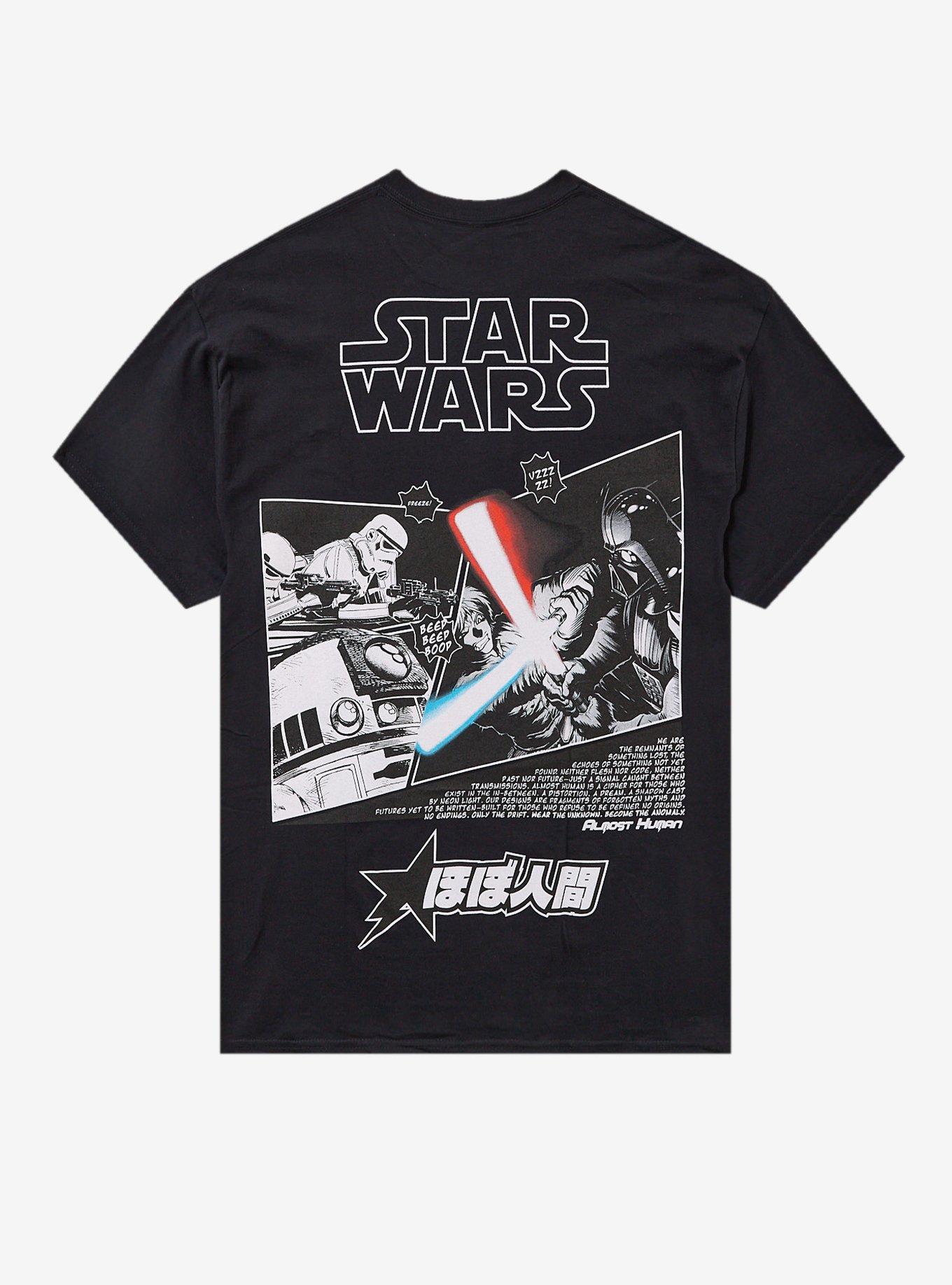 Star Wars Manga Yoda Two-Sided T-Shirt By Almost Human, , hi-res
