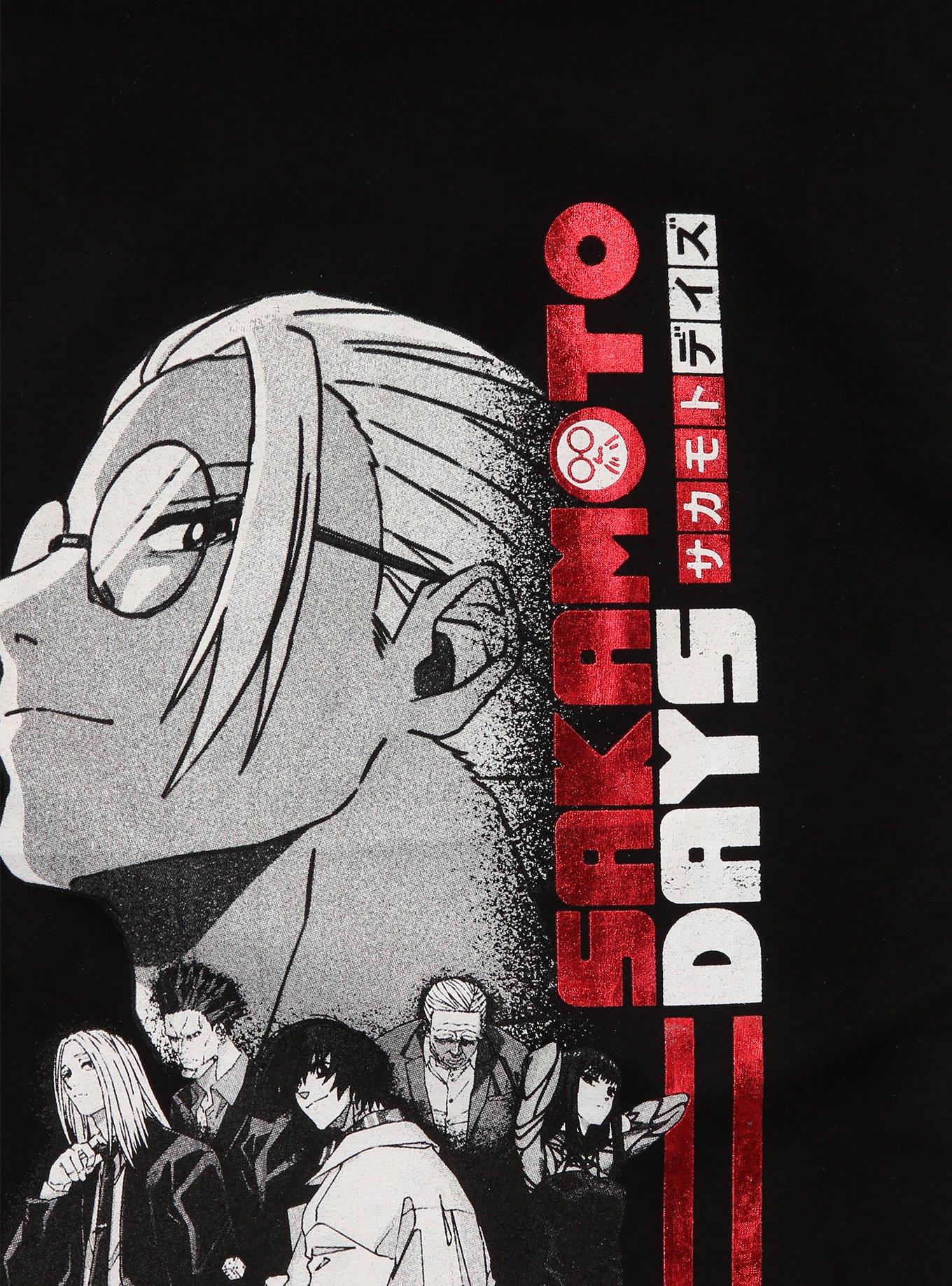 Sakamoto Days The Order Foil T-Shirt, BLACK, alternate