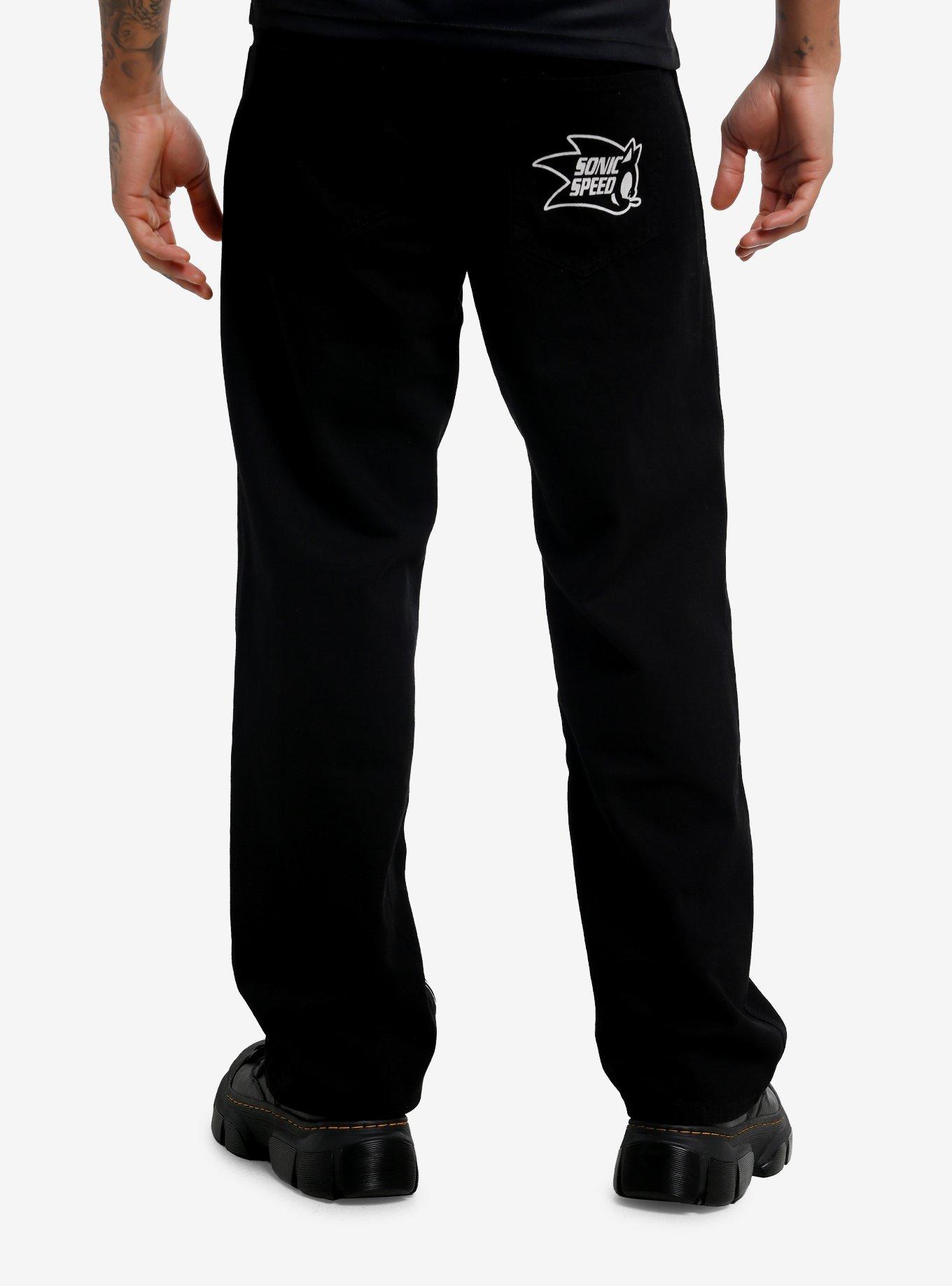 Sonic The Hedgehog Jeans With Belt & Chain, , hi-res