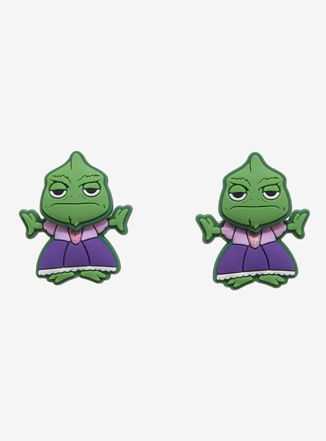 Disney Tangled Pascal Dress Figural Earrings — BoxLunch Exclusive, , hi-res