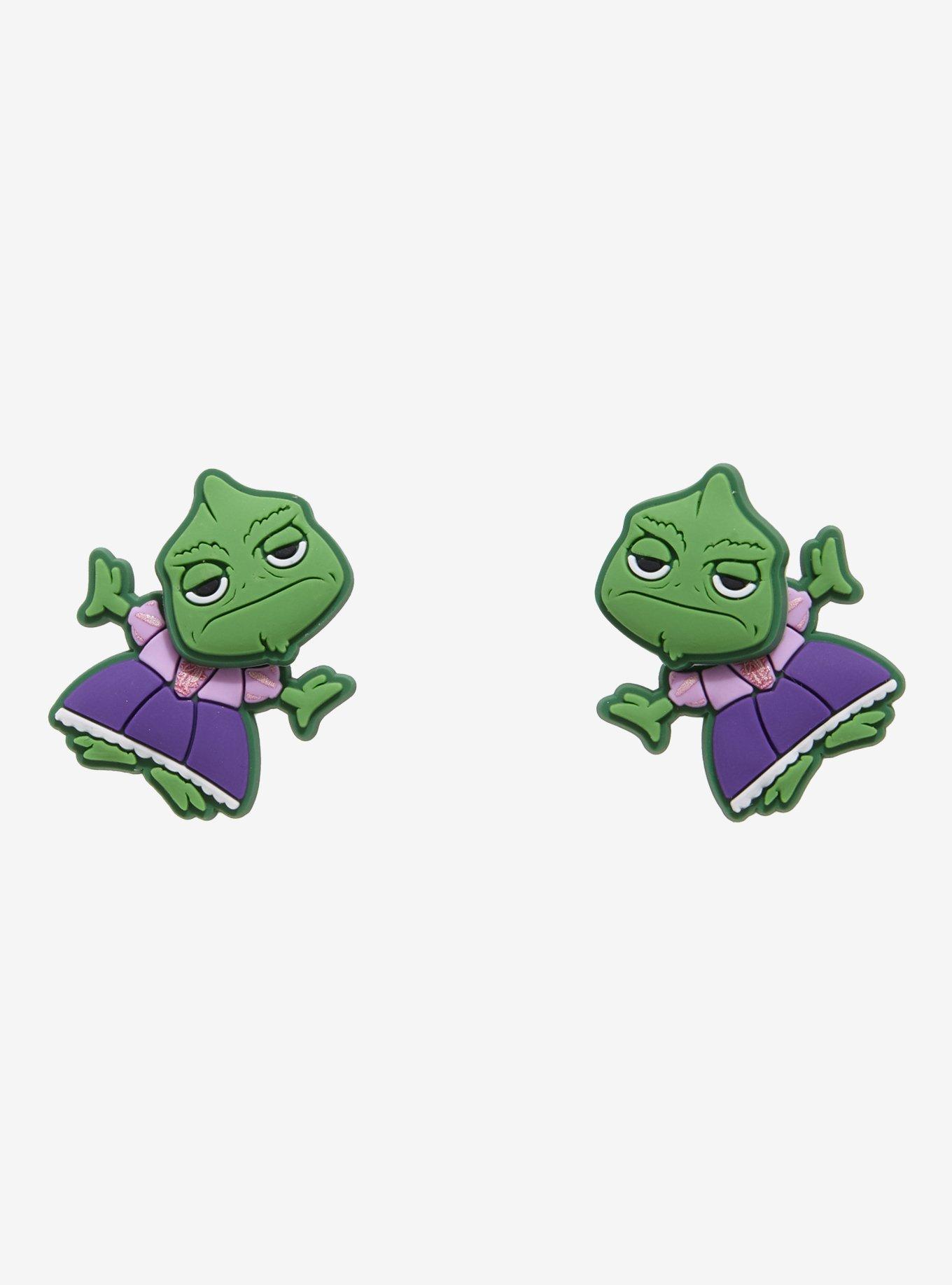 Disney Tangled Pascal Dress Figural Earrings &mdash; BoxLunch Exclusive, , alternate